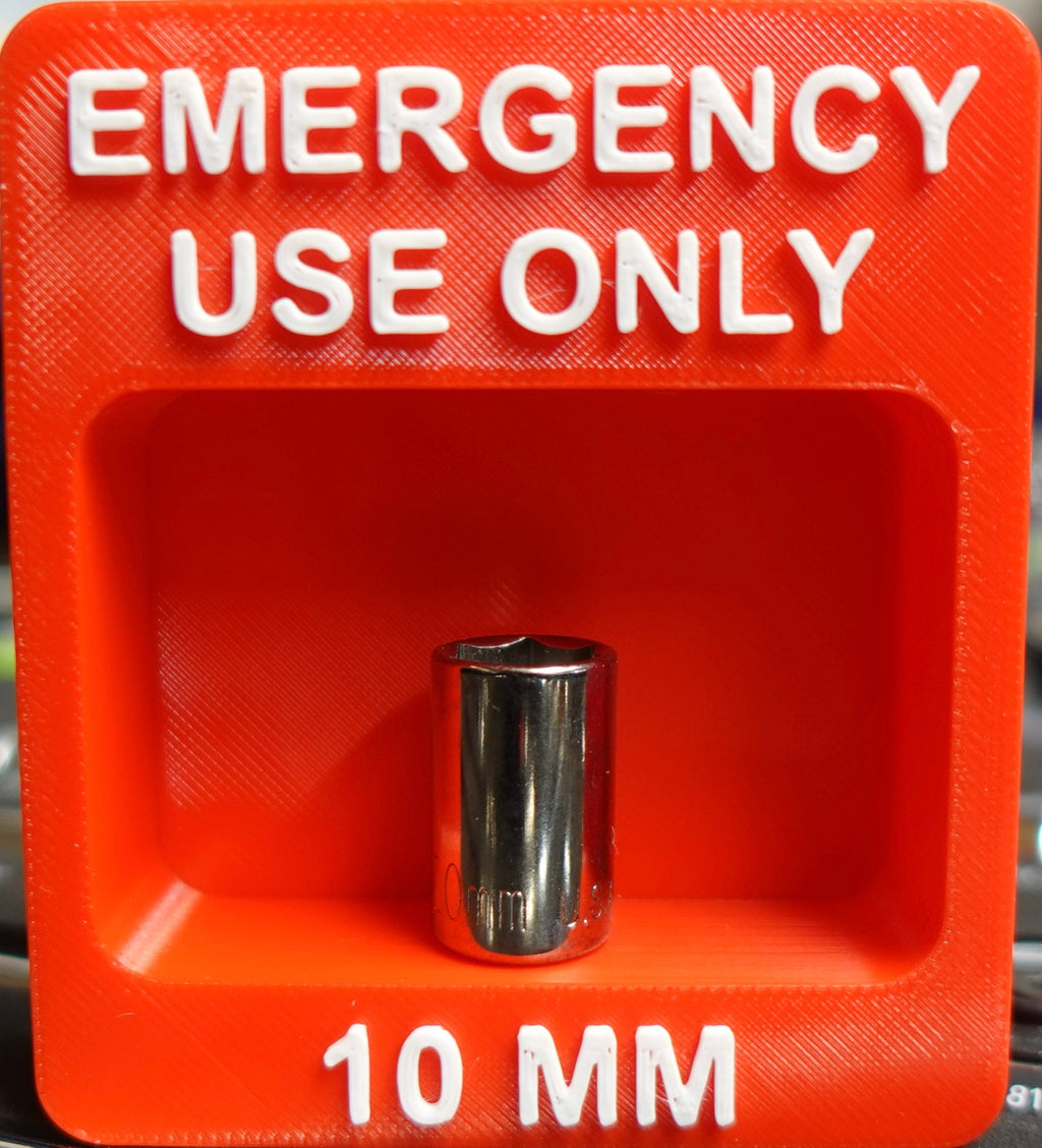 Emergency Use Only 10MM Socket Display