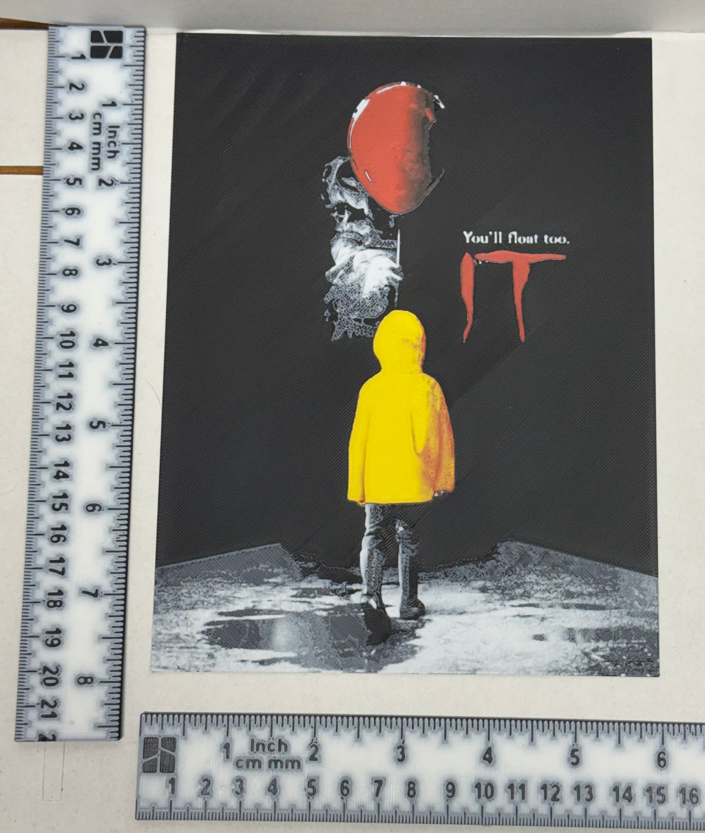 IT You'll Float Too - 3D Printed (Painting)