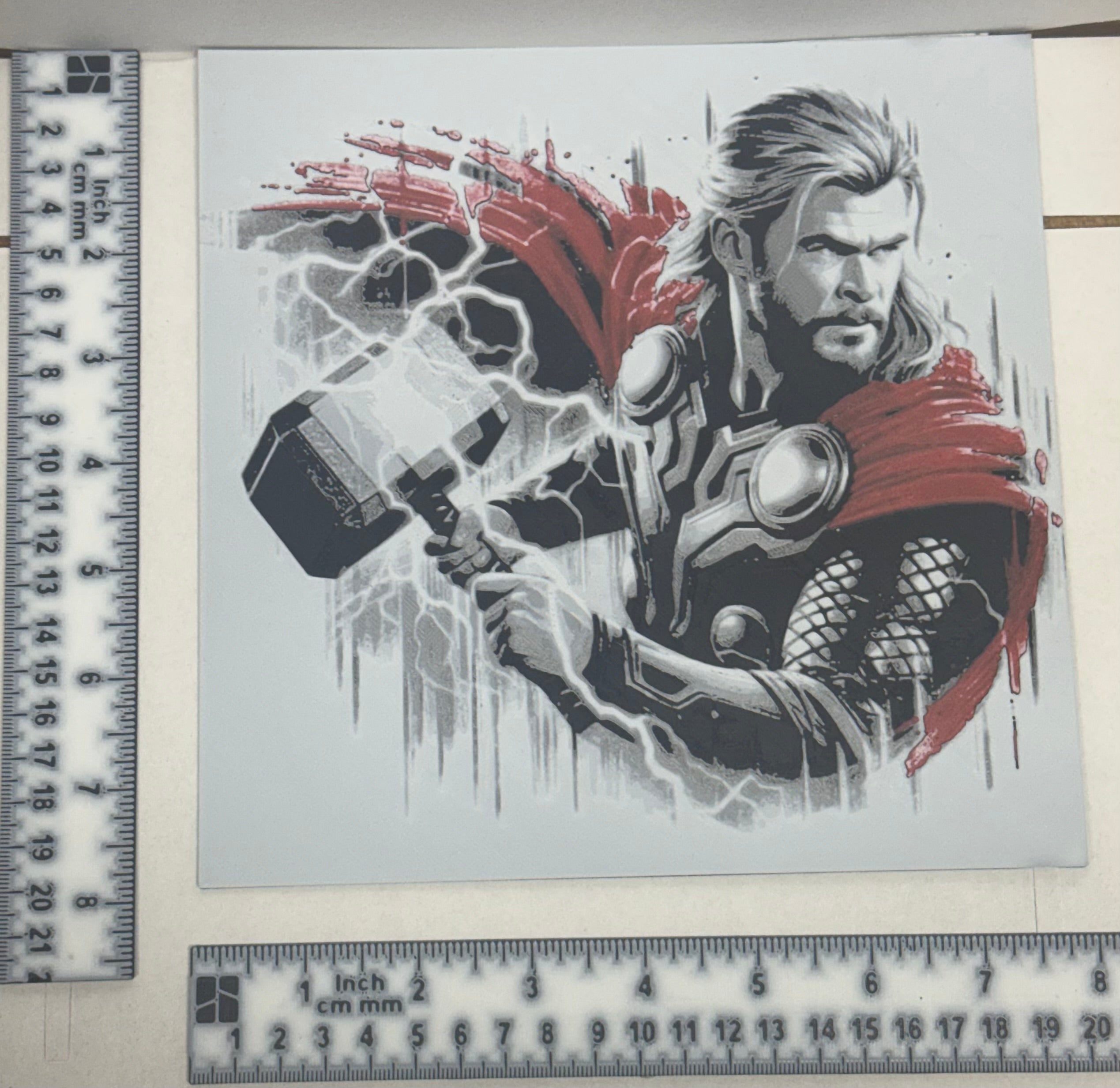 Thor Odinson with Mjolnir - 3D Printed (Painting)