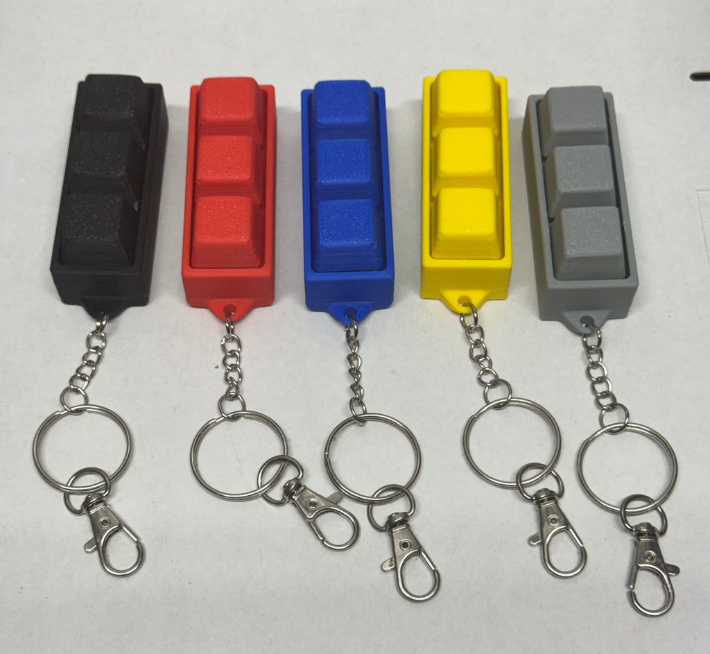Keycap Fidget Clicker Keychain