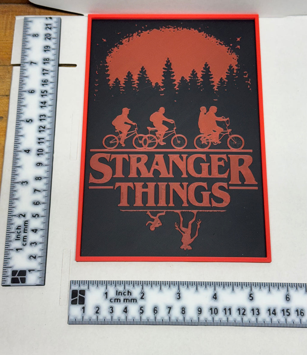Stranger Things - 3D Art Print
