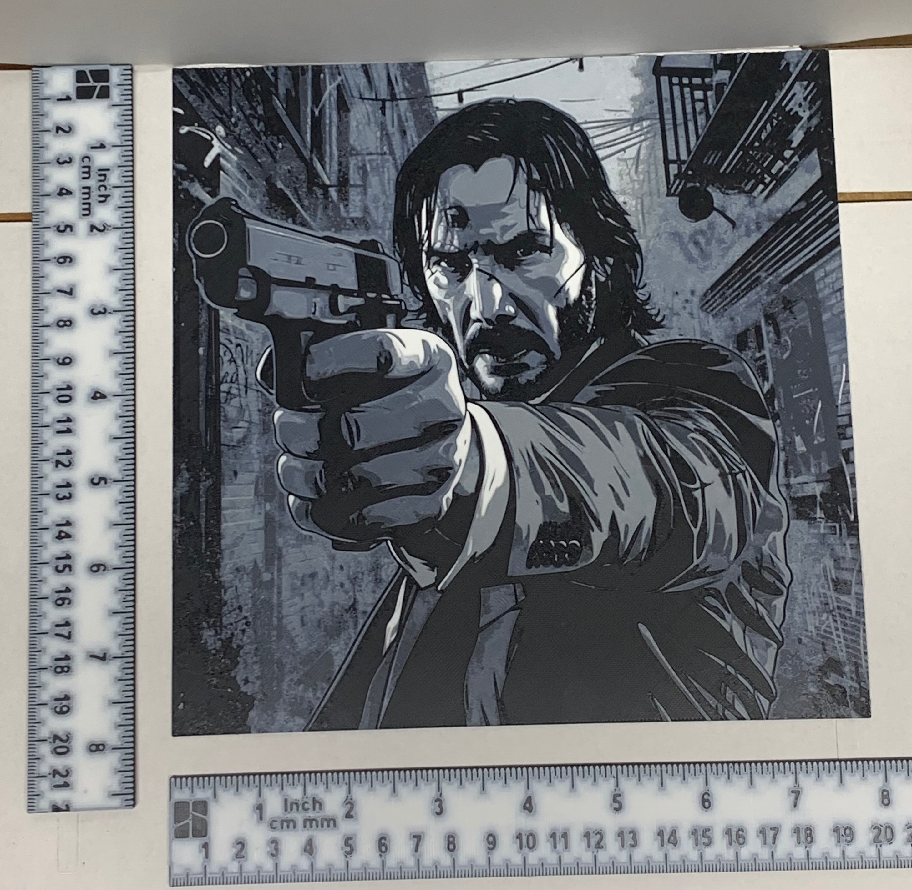 John Wick - 3D Printed (Painting)