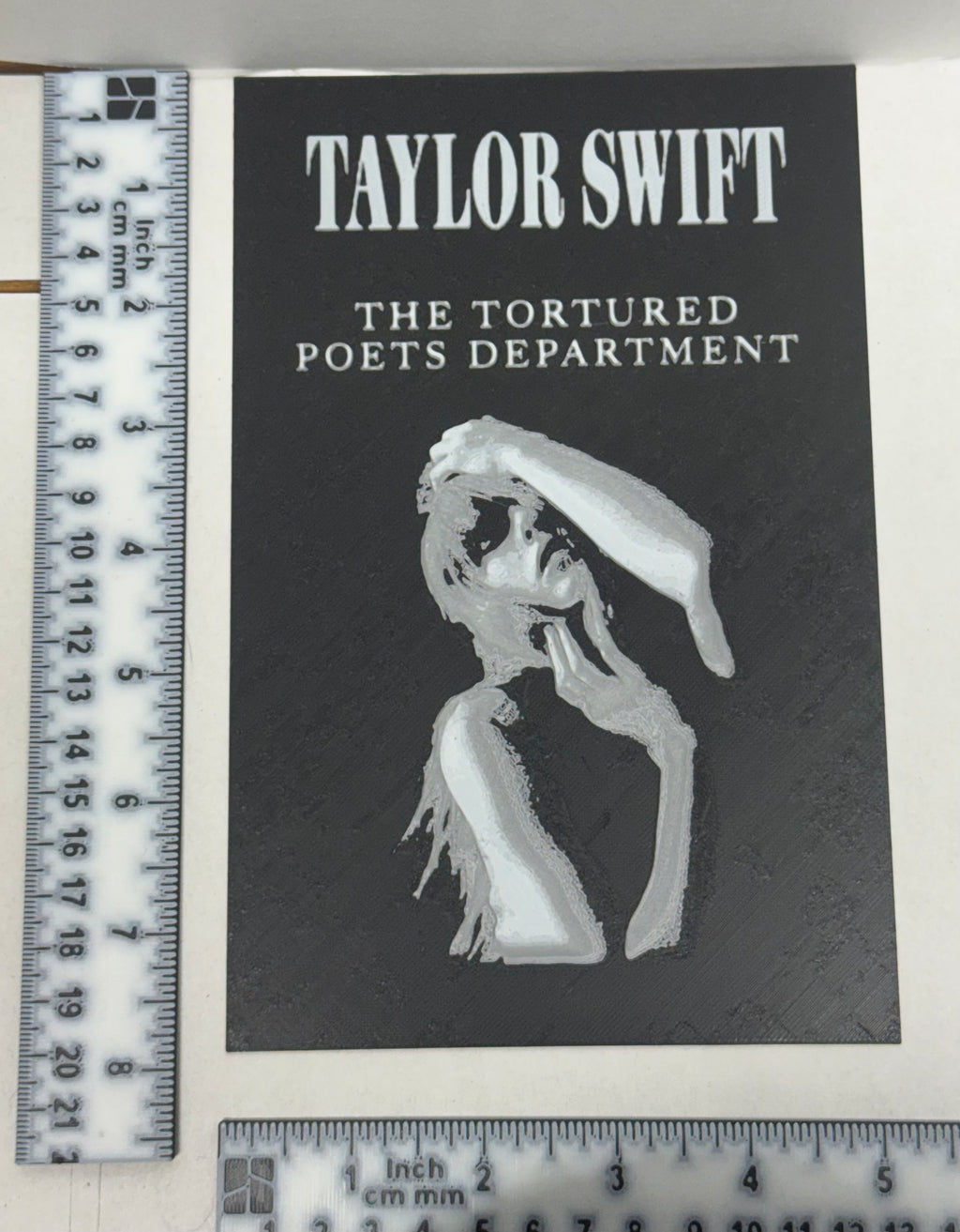 Taylor Swift The Tortured Poets Department - 3D Printed (Painting)