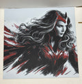 Scarlet Witch -3D Art Print