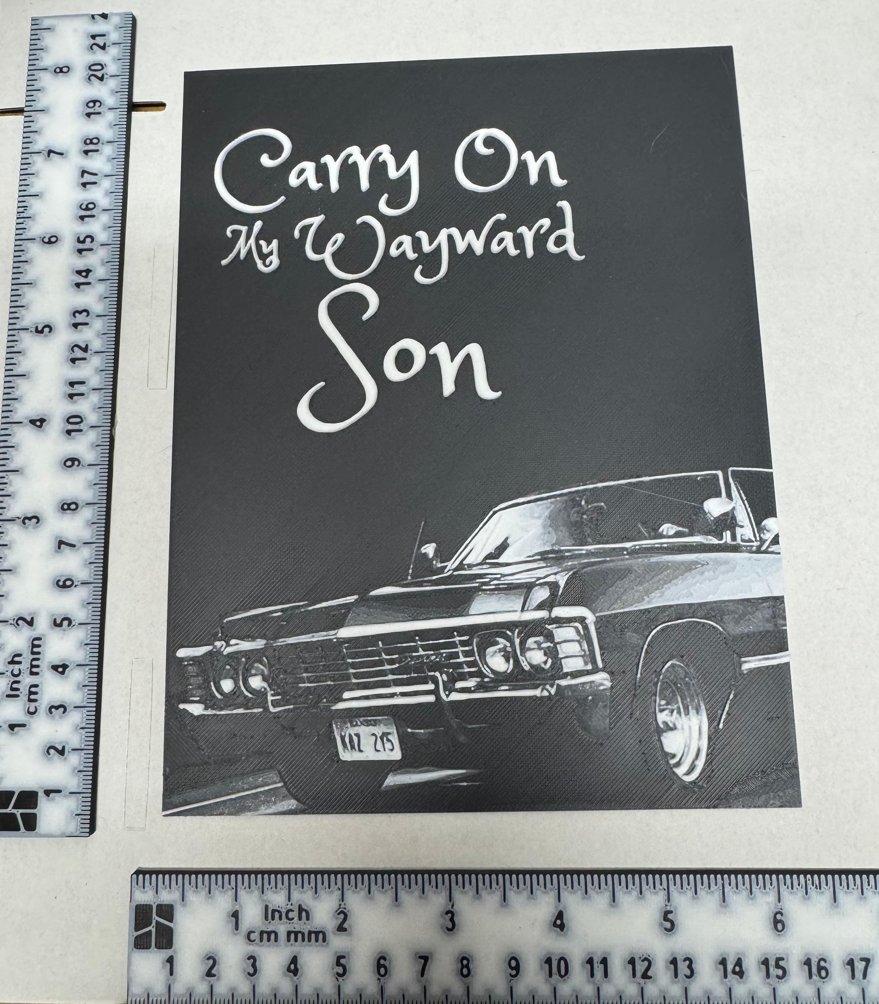 Supernatural Impala - 3D Art Print