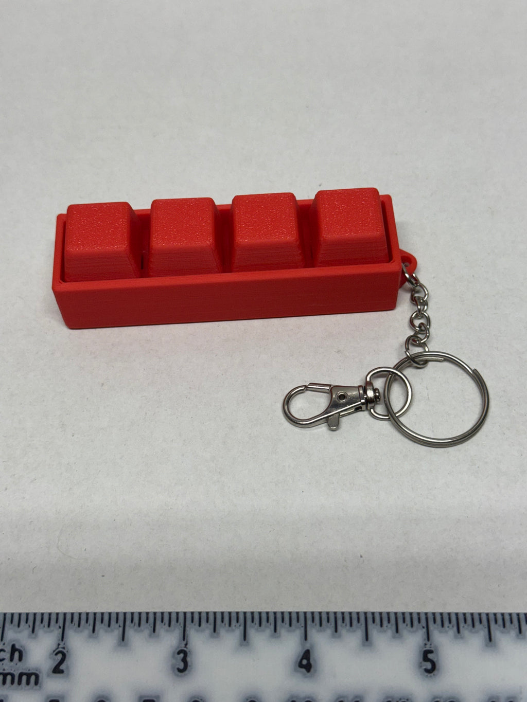 Keycap Fidget Clicker Keychain