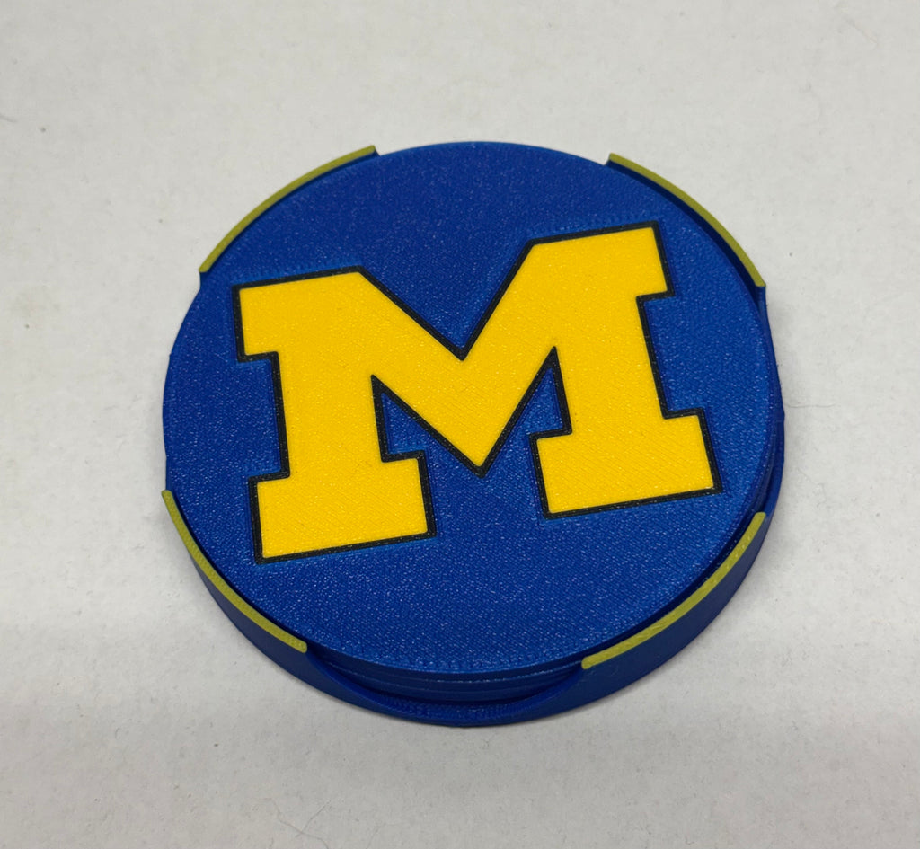 U of M Coaster Set