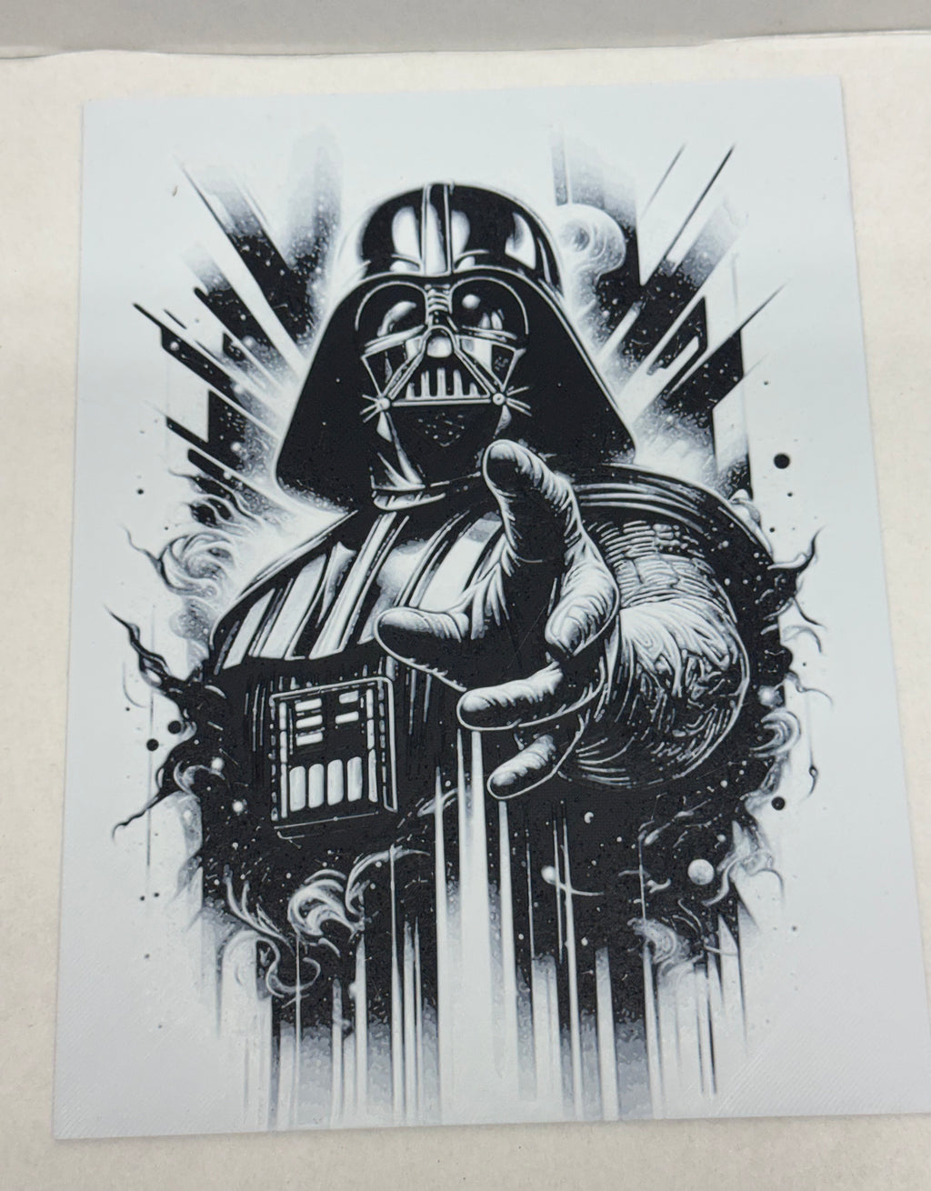 Darth Vader Using The Force - 3D Art Print