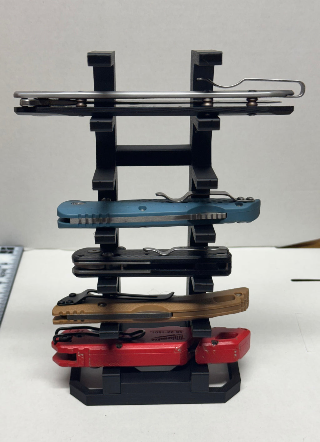 EDC Knife Storage Stand for Desk