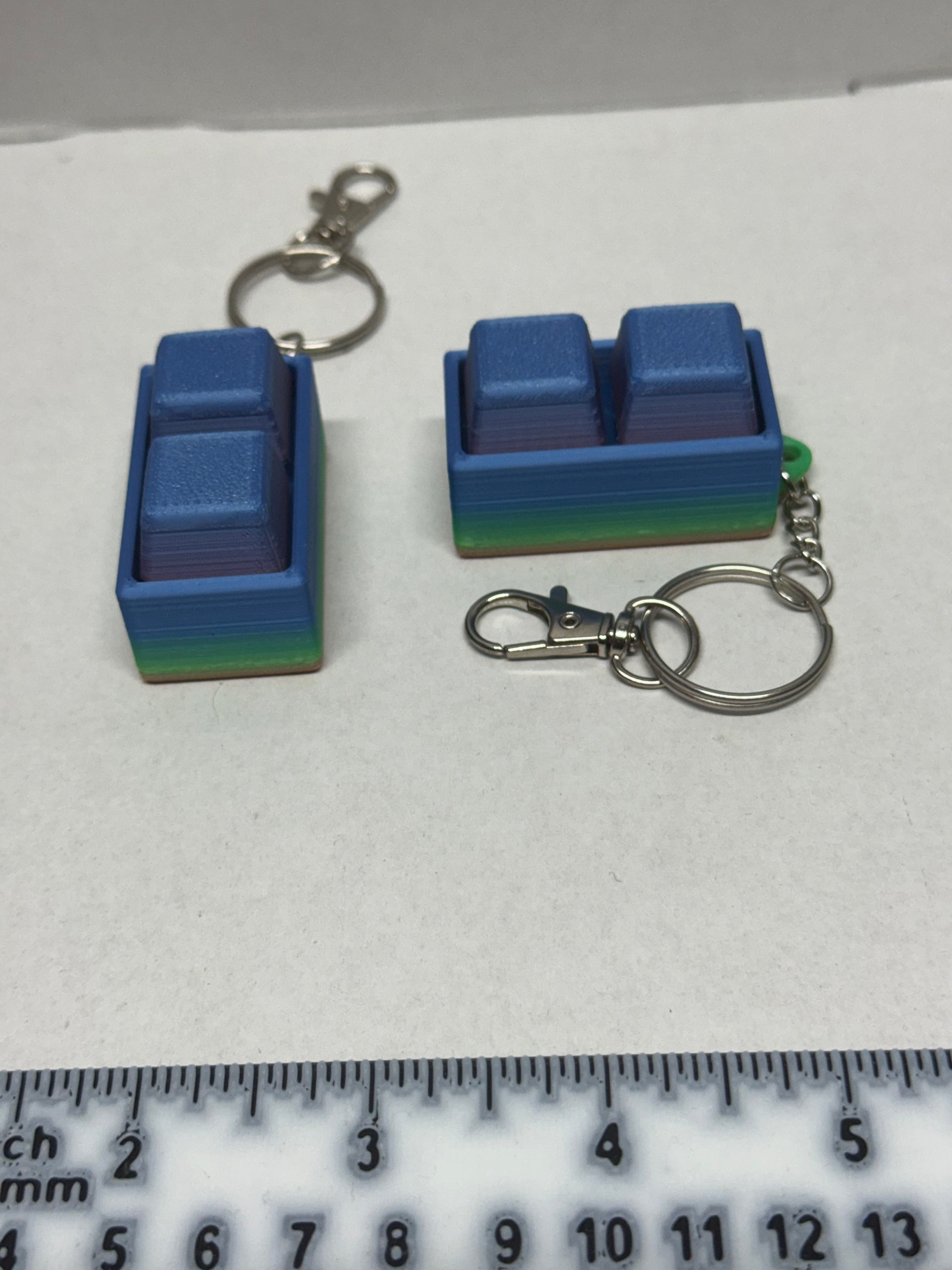 Keycap Fidget Clicker Keychain