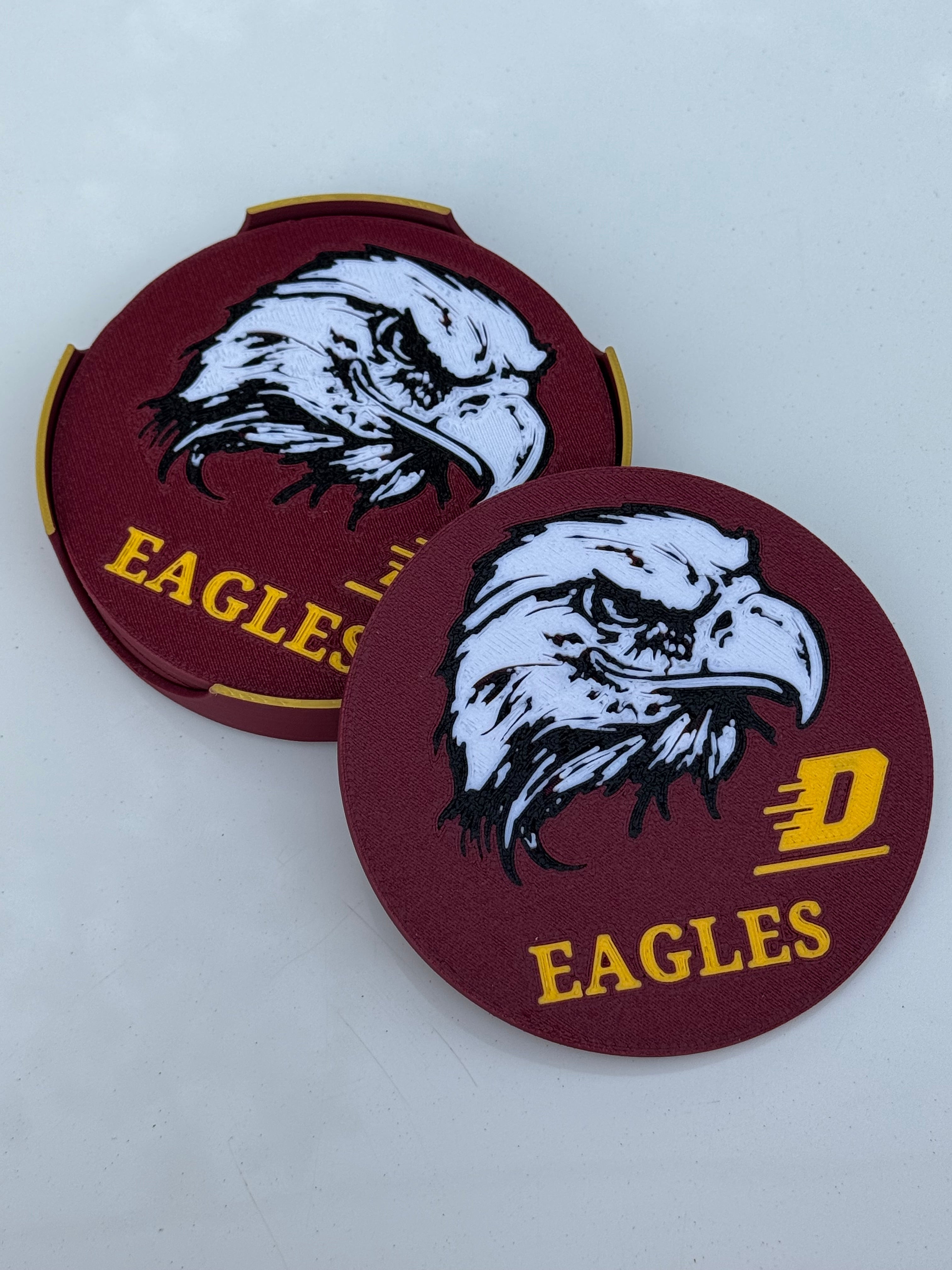 Deckerville Eagles Coaster Set