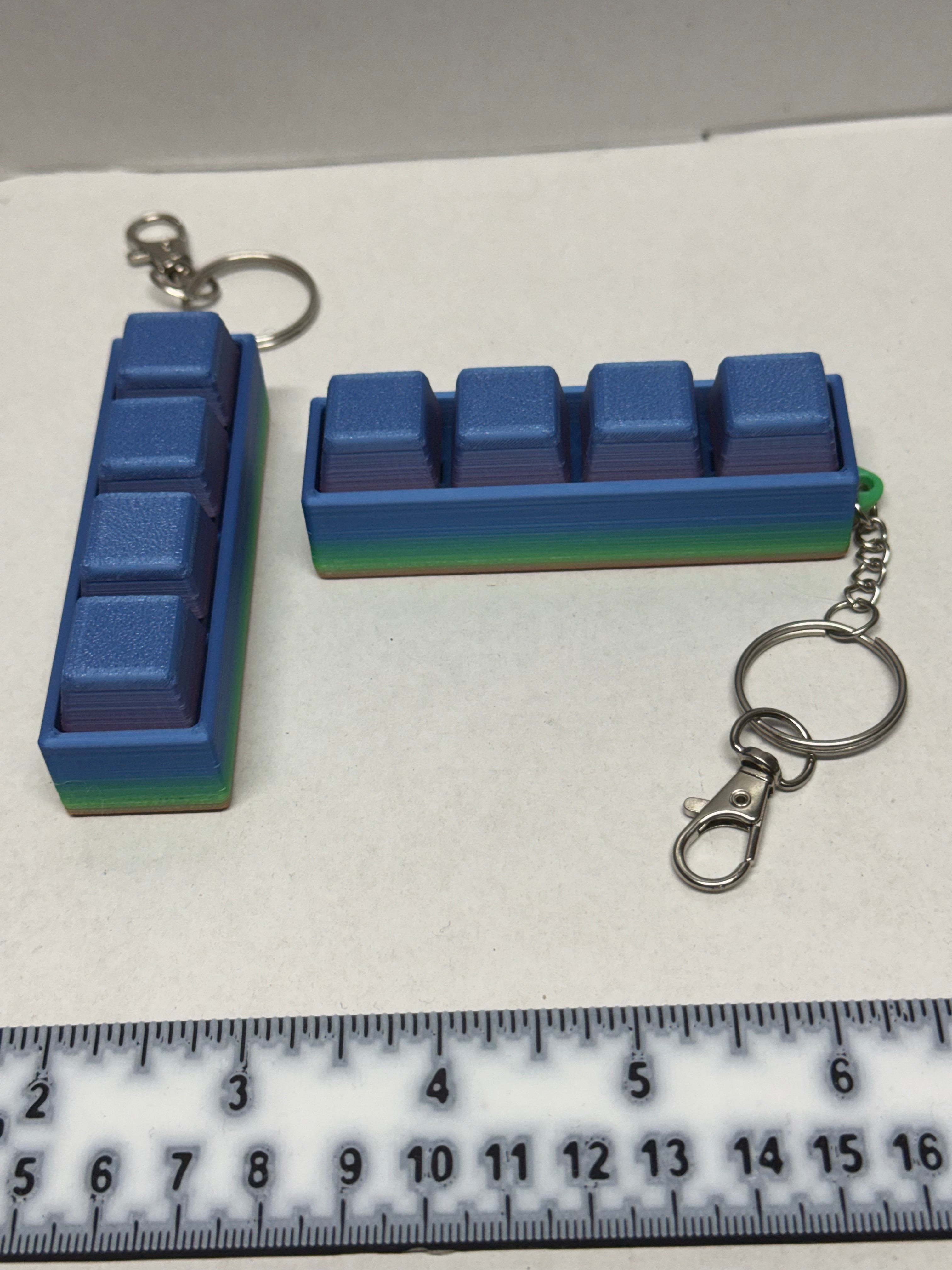 Keycap Fidget Clicker Keychain