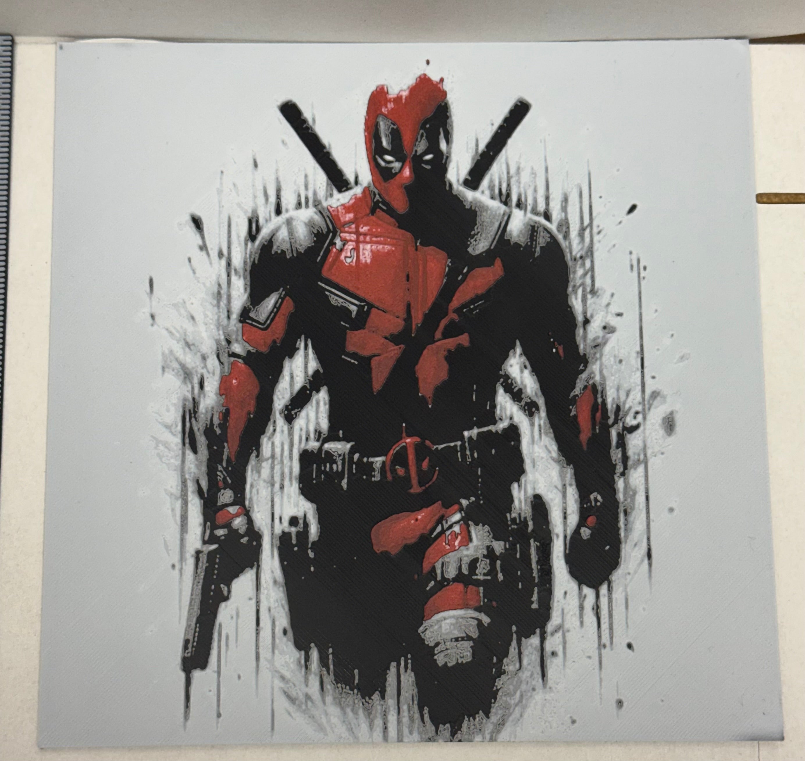 Deadpool Walking - 3D Printed (Painting)