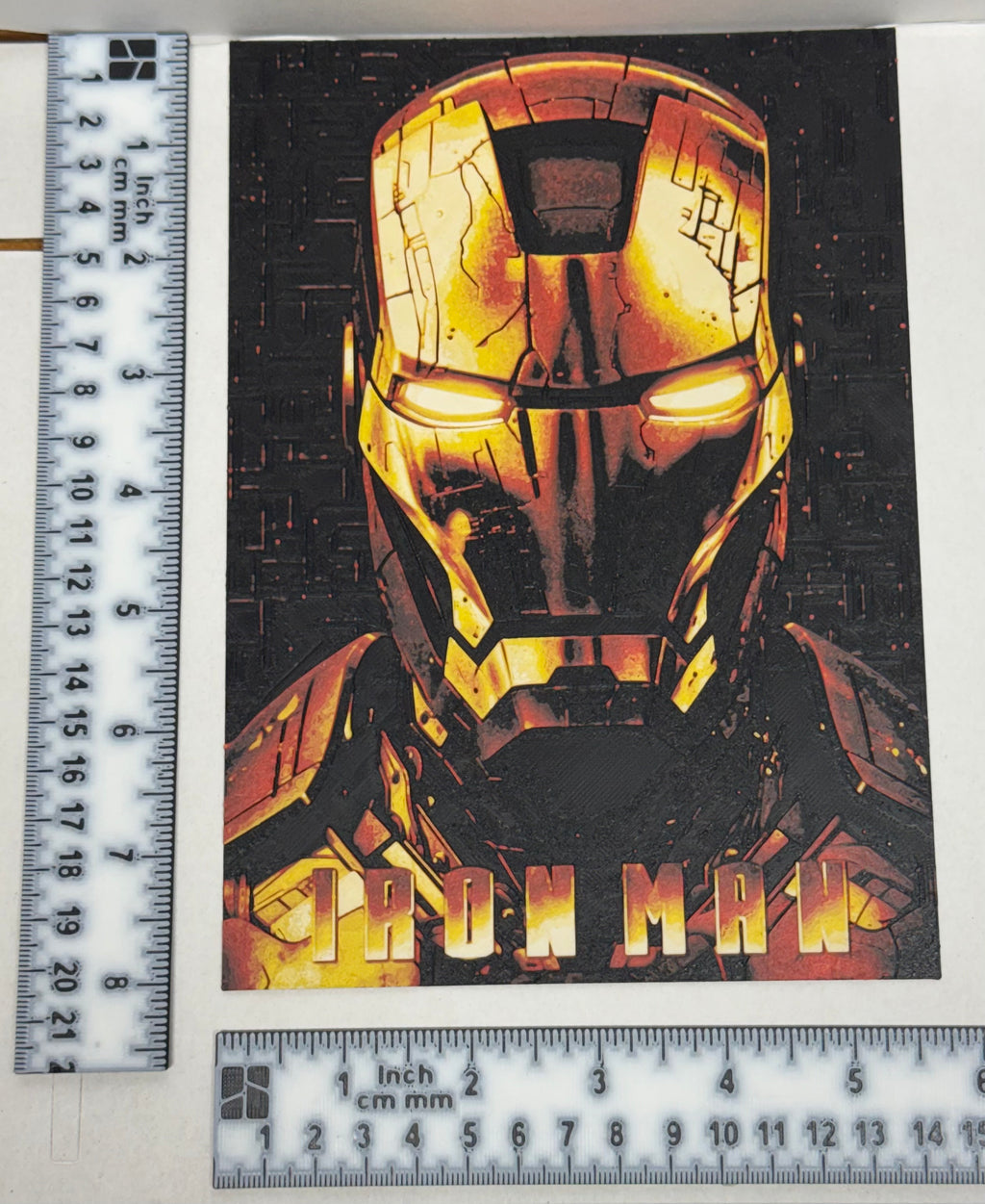 Iron Man Movie Poster - 3D Printed (Painting)