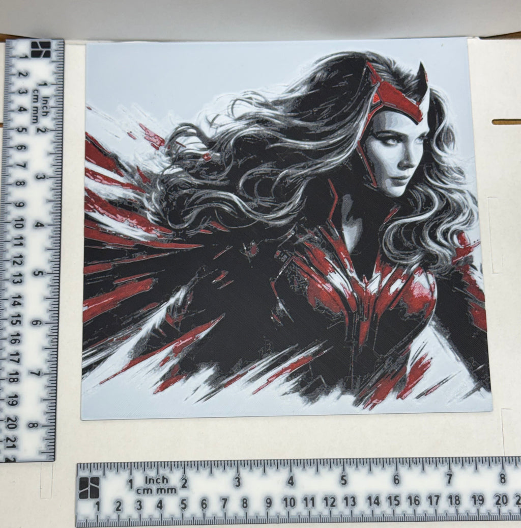 Scarlet Witch -3D Art Print