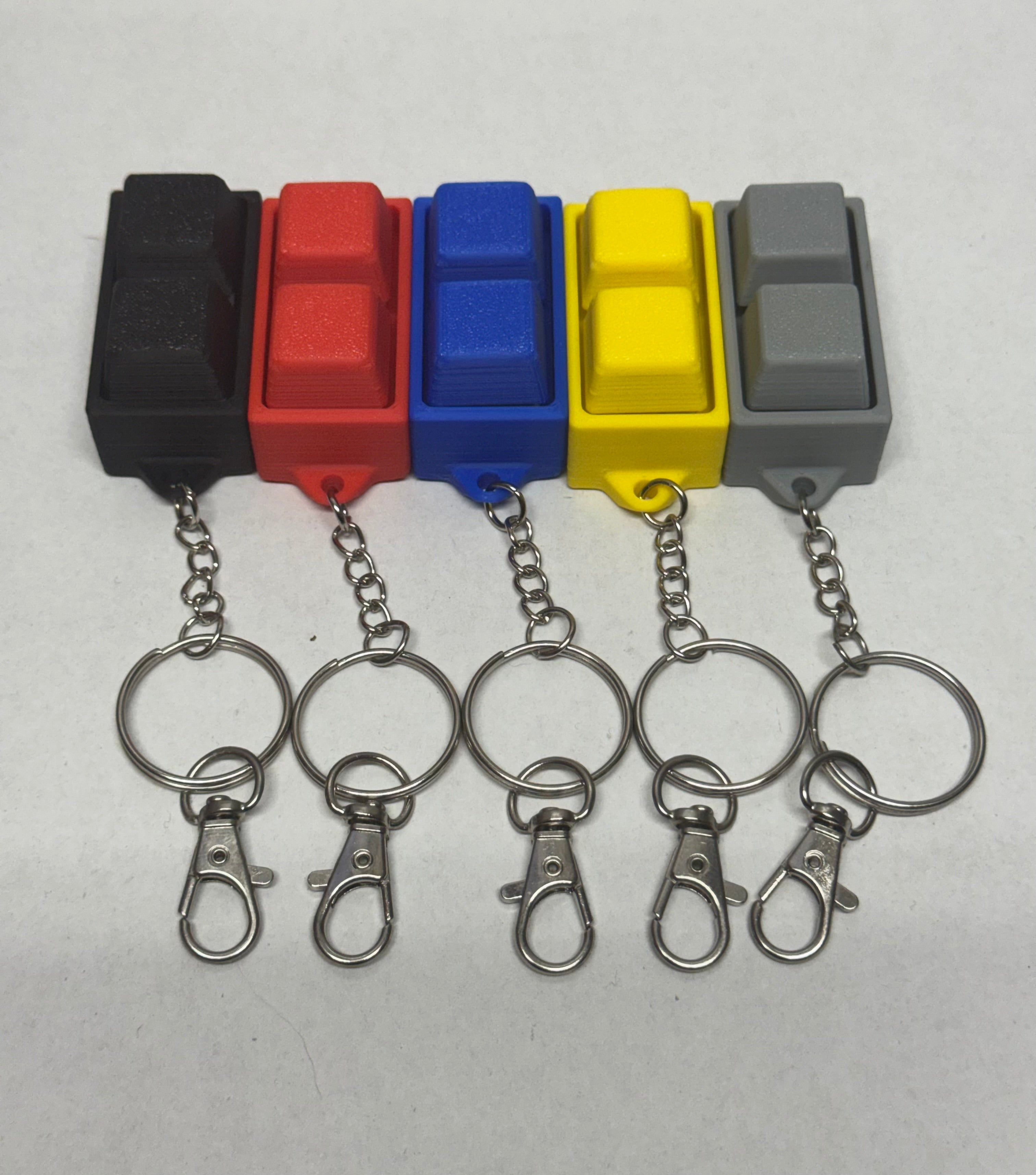 Keycap Fidget Clicker Keychain