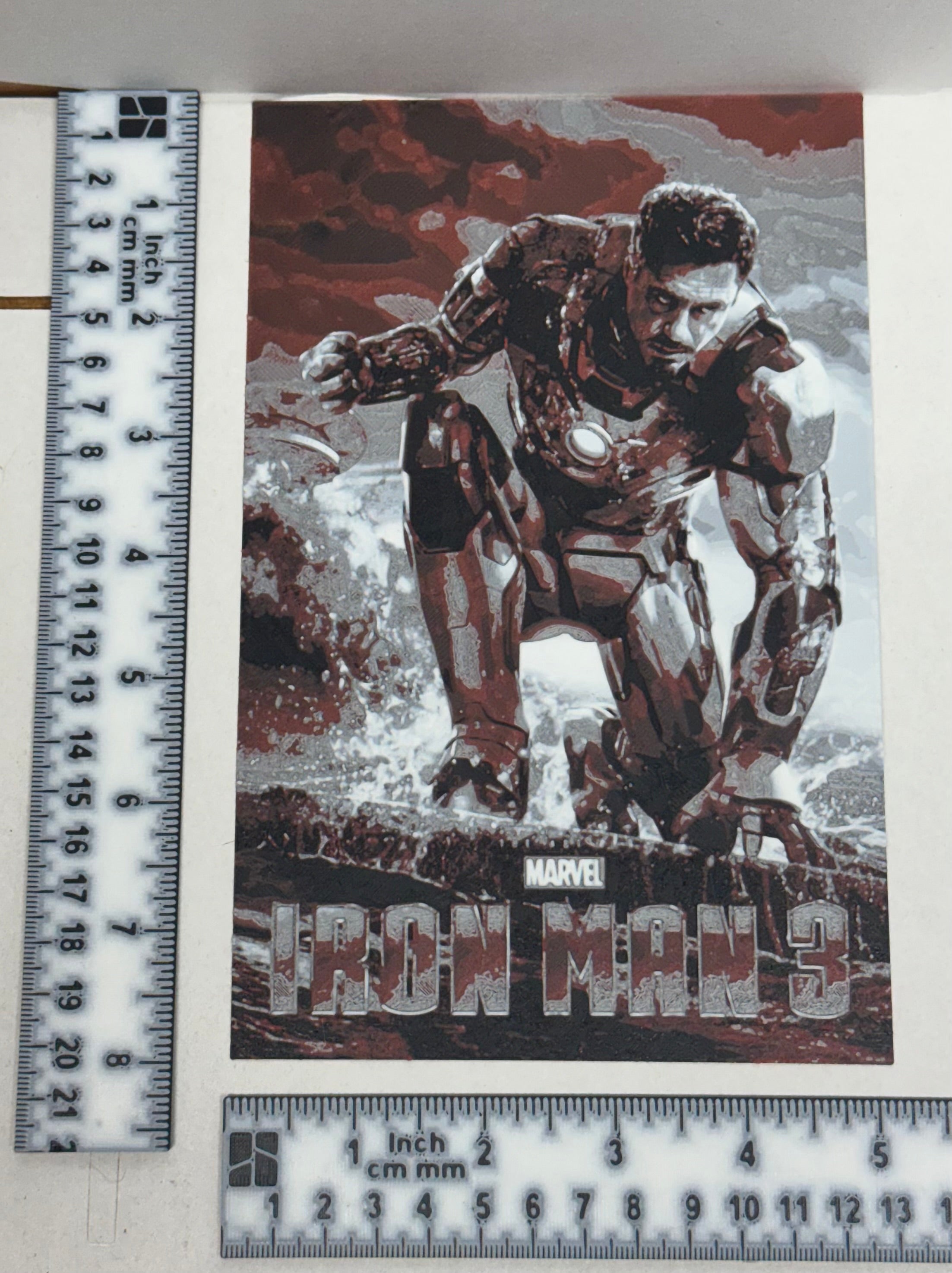Iron Man 3 Movie Poster - 3D Printed (Painting)