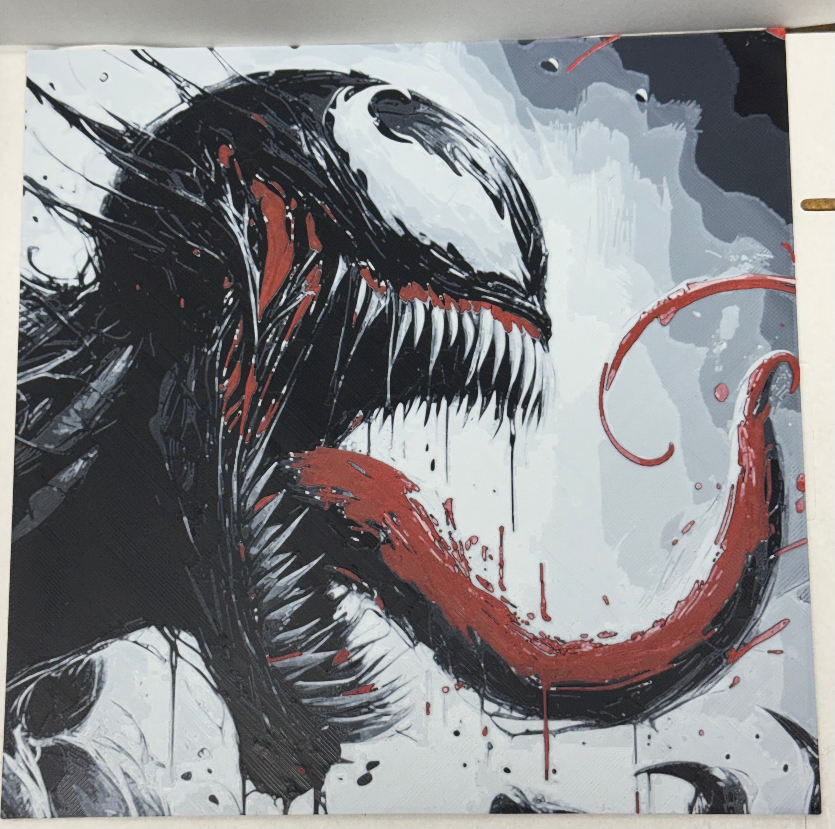Venom Portrait -  3D Printed (Painting)