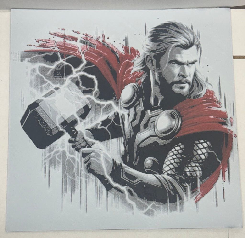 Thor Odinson with Mjolnir - 3D Printed (Painting)
