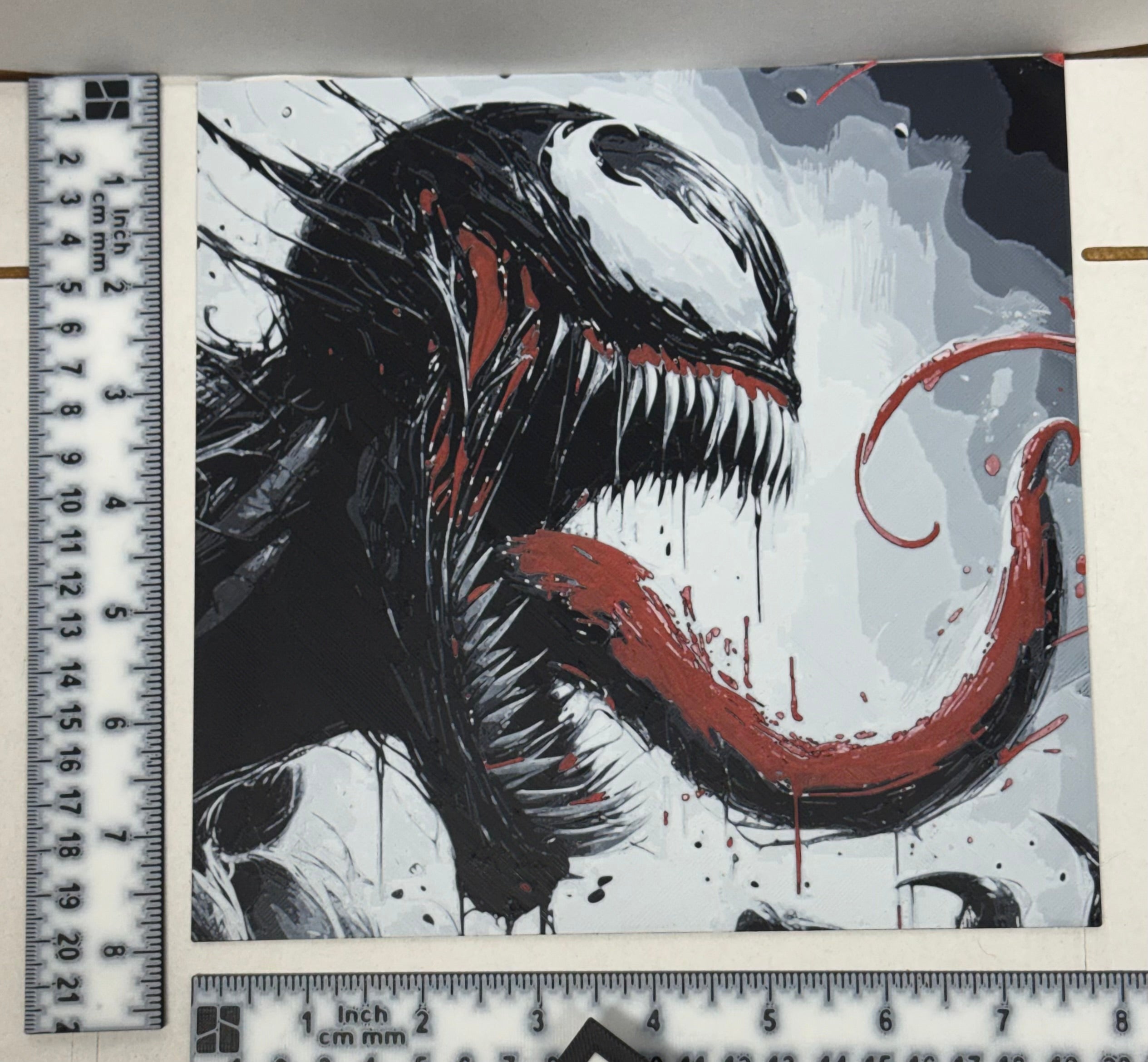 Venom Portrait -  3D Printed (Painting)