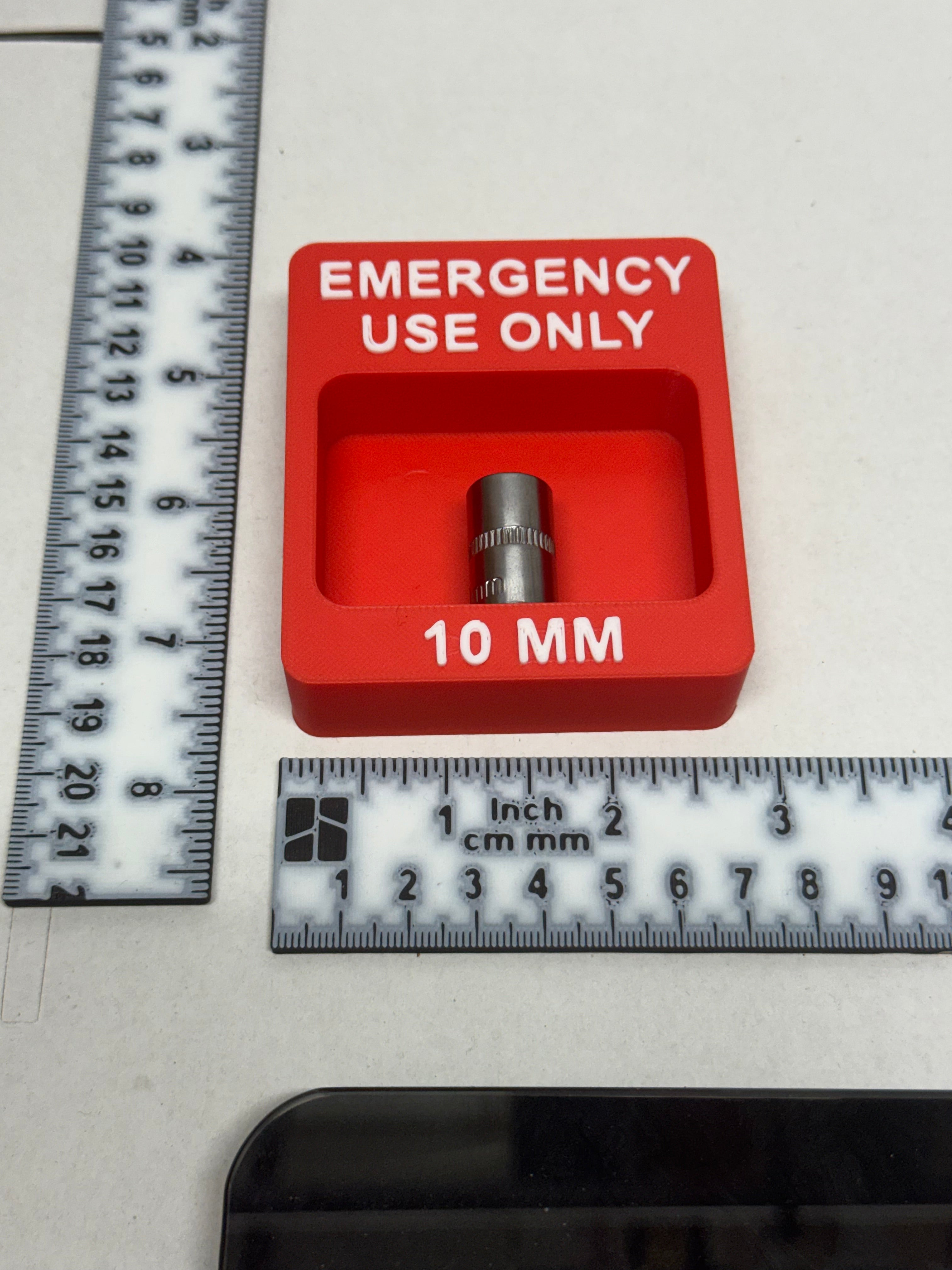 Emergency Use Only 10MM Socket Display