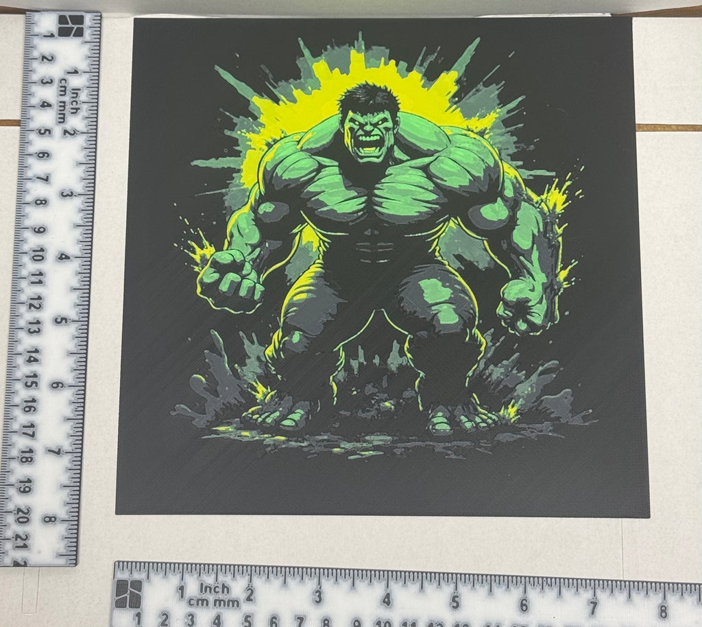 The Incredible Hulk  - 3D Printed (Painting)