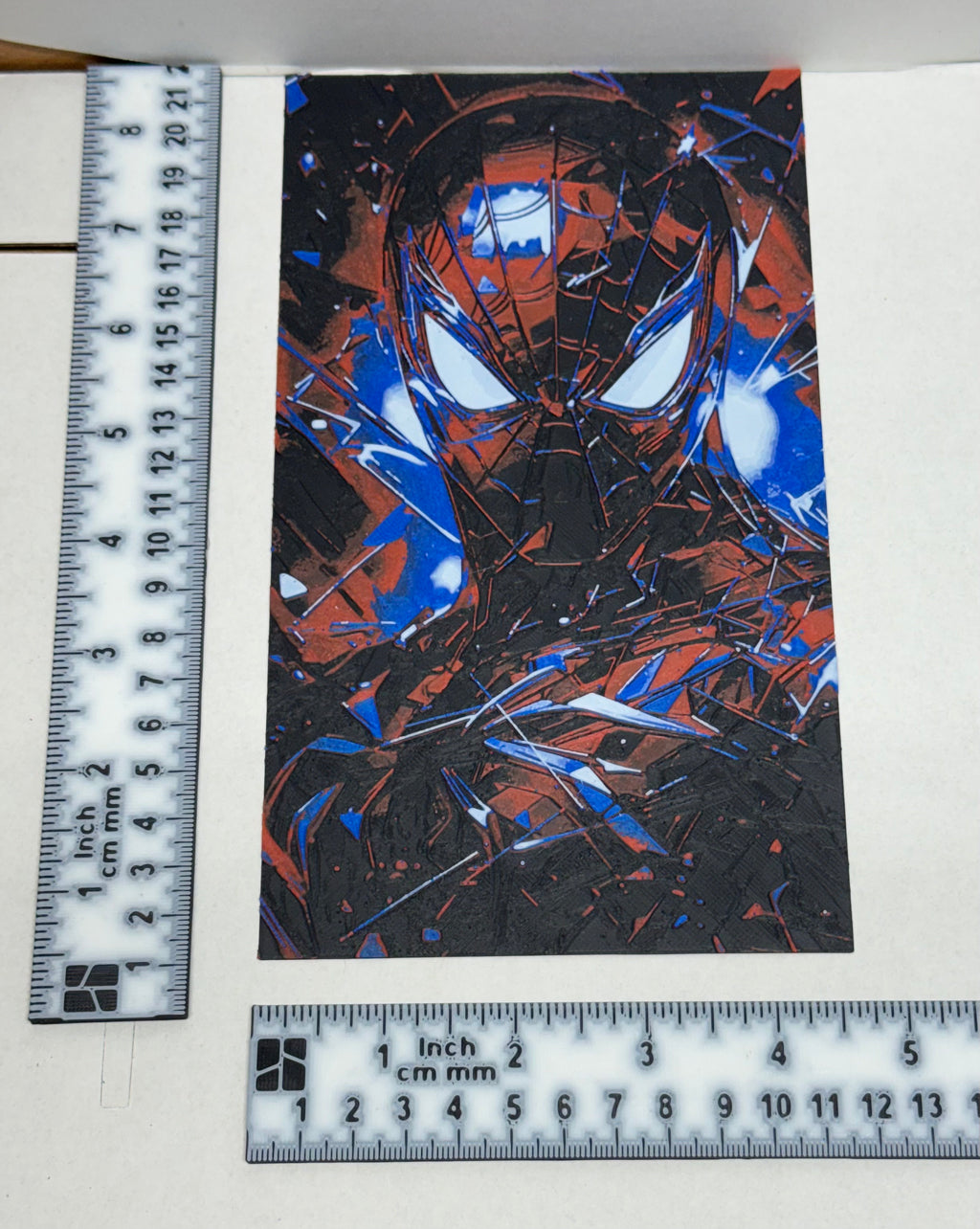 Spider-Man Abstract - 3D Art Print