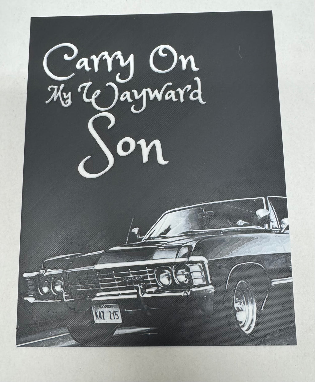 Supernatural Impala - 3D Art Print