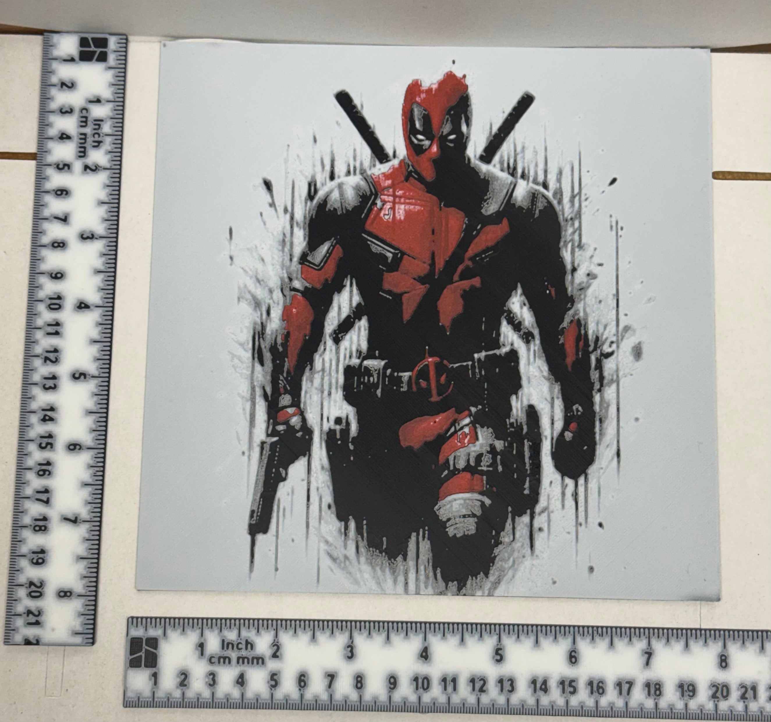 Deadpool Walking - 3D Printed (Painting)