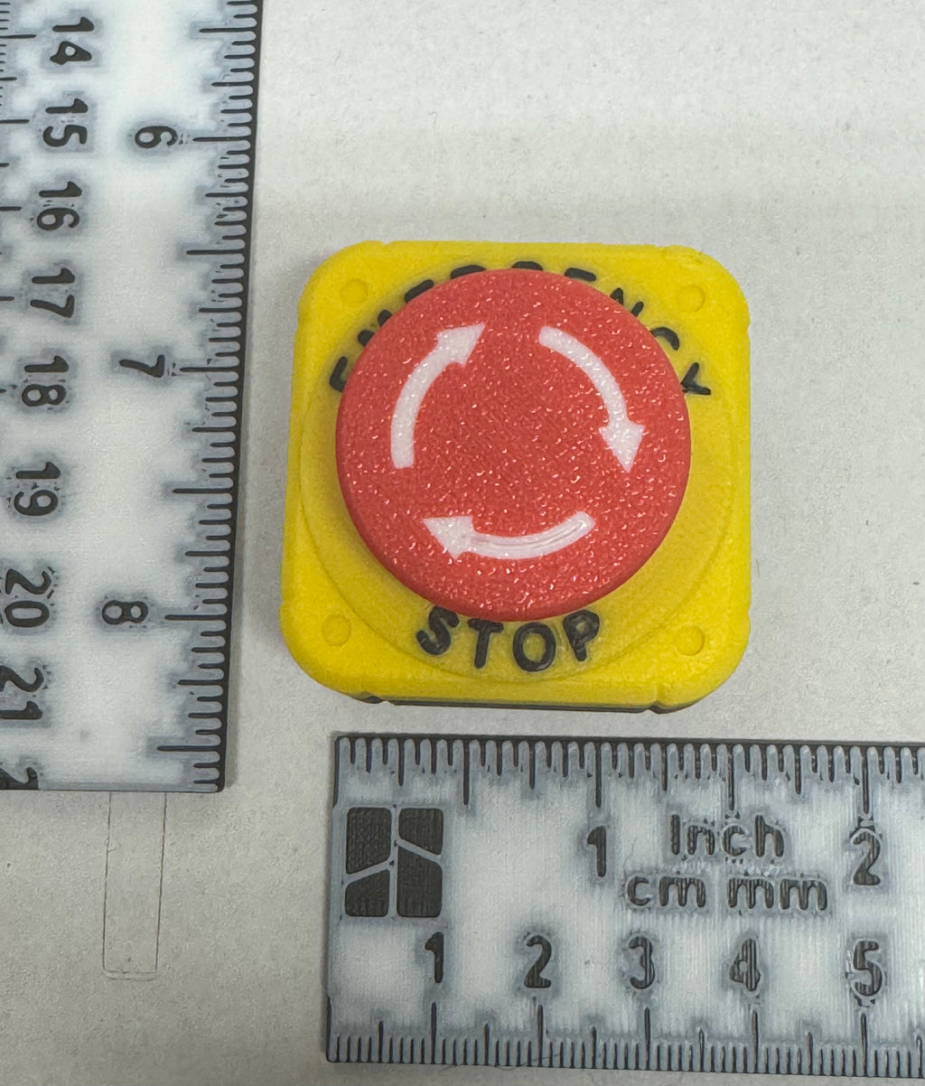 Emergency Stop Button Fidget Clicker