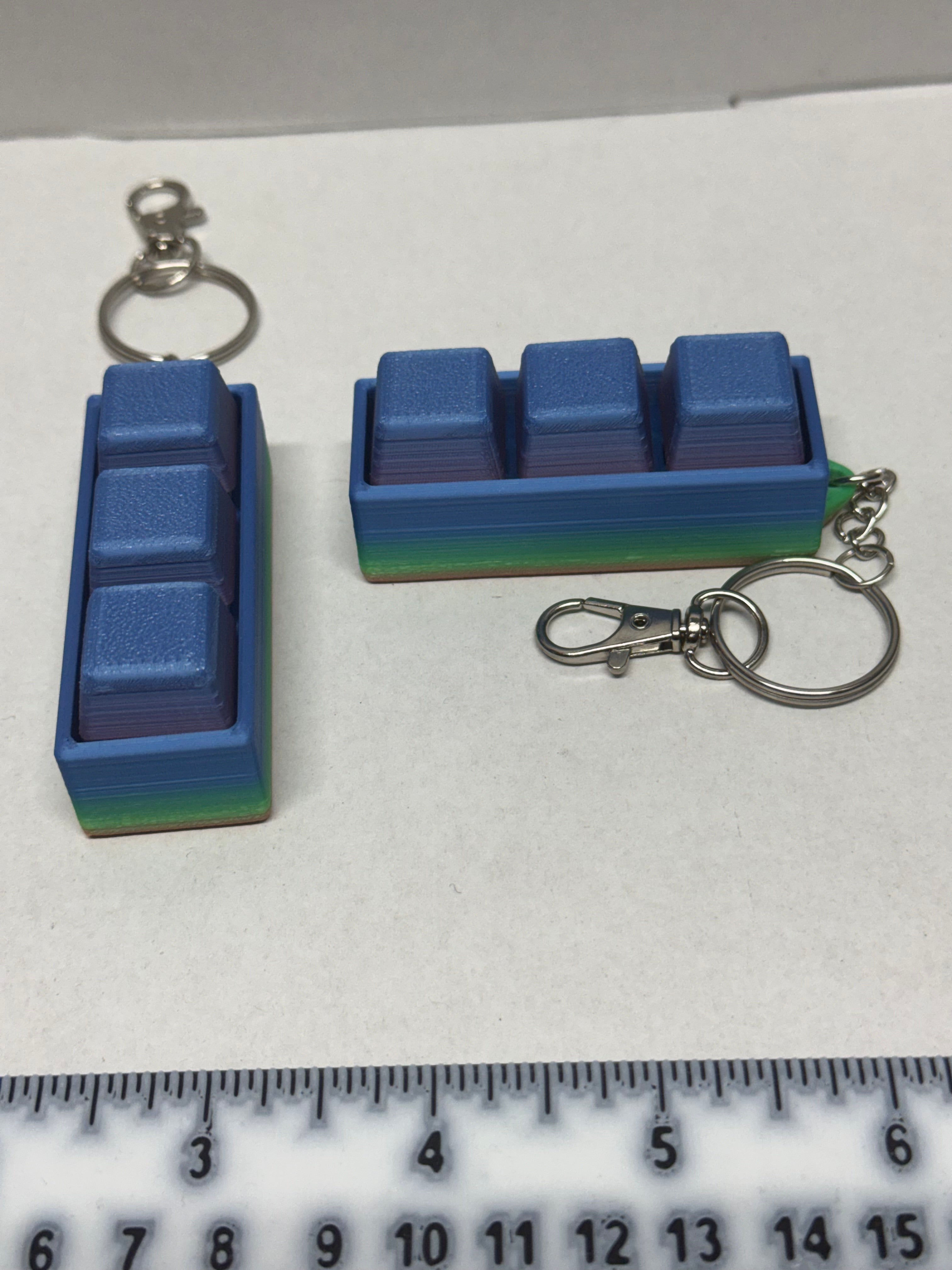 Keycap Fidget Clicker Keychain