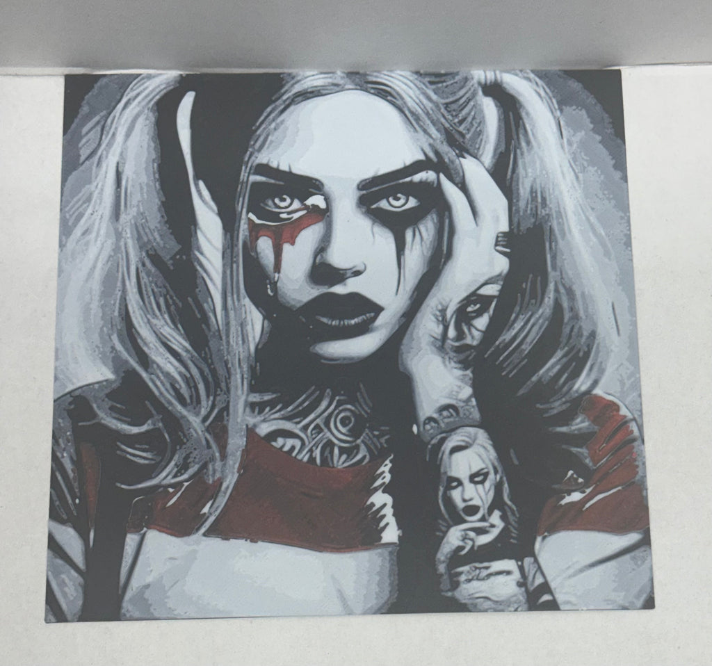 Harley Quinn Gothic - 3d art print
