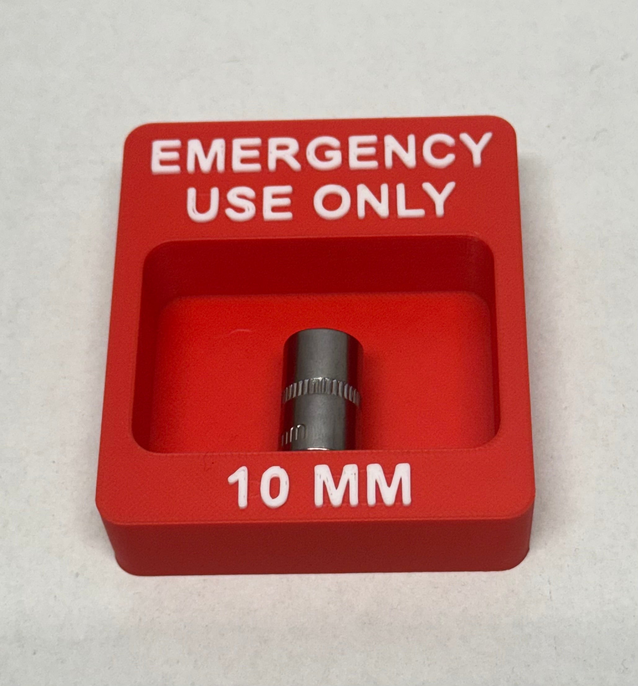 Emergency Use Only 10MM Socket Display