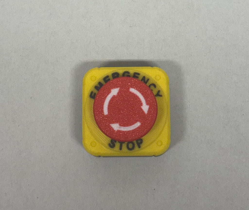 Emergency Stop Button Fidget Clicker