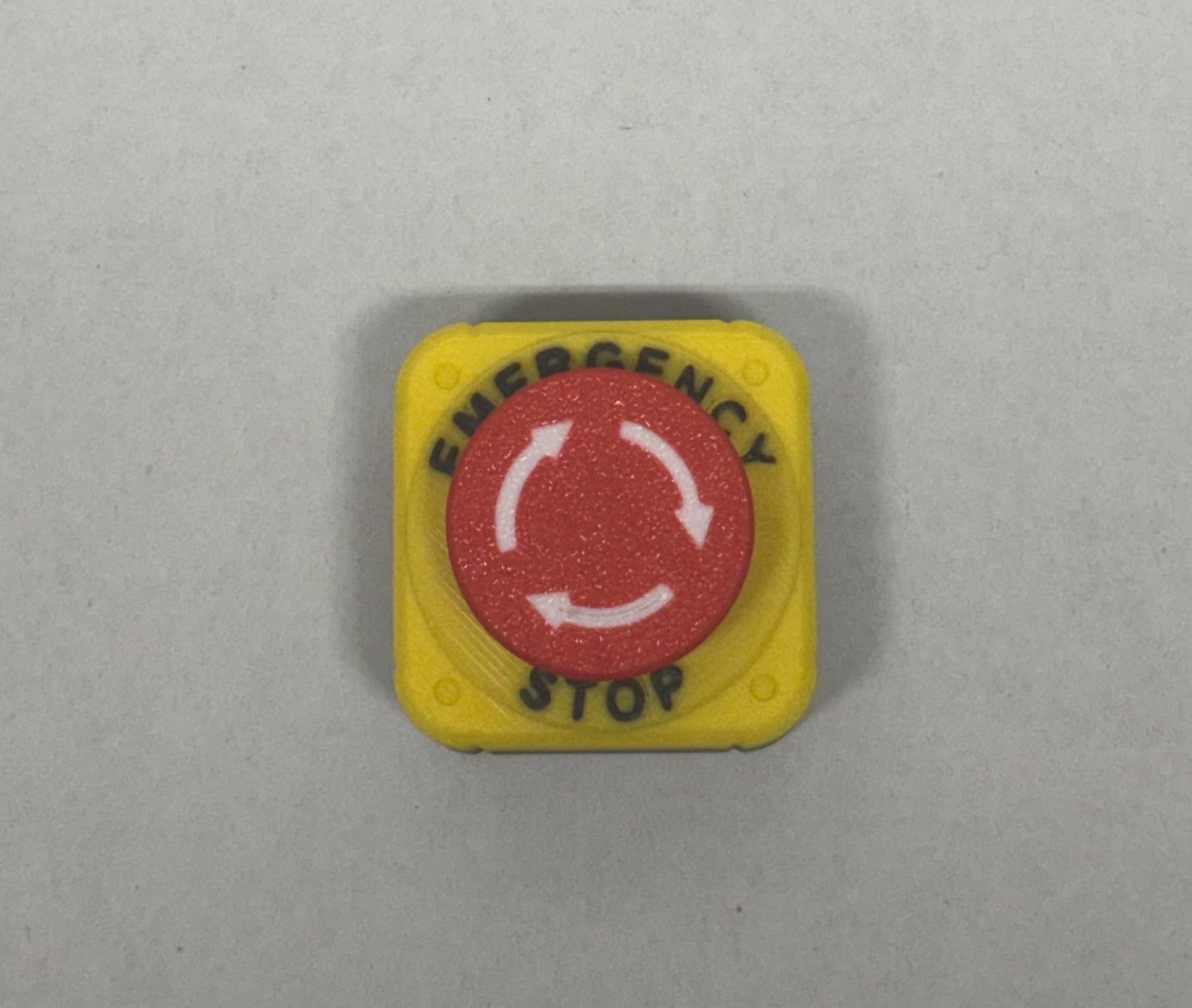 Emergency Stop Button Fidget Clicker