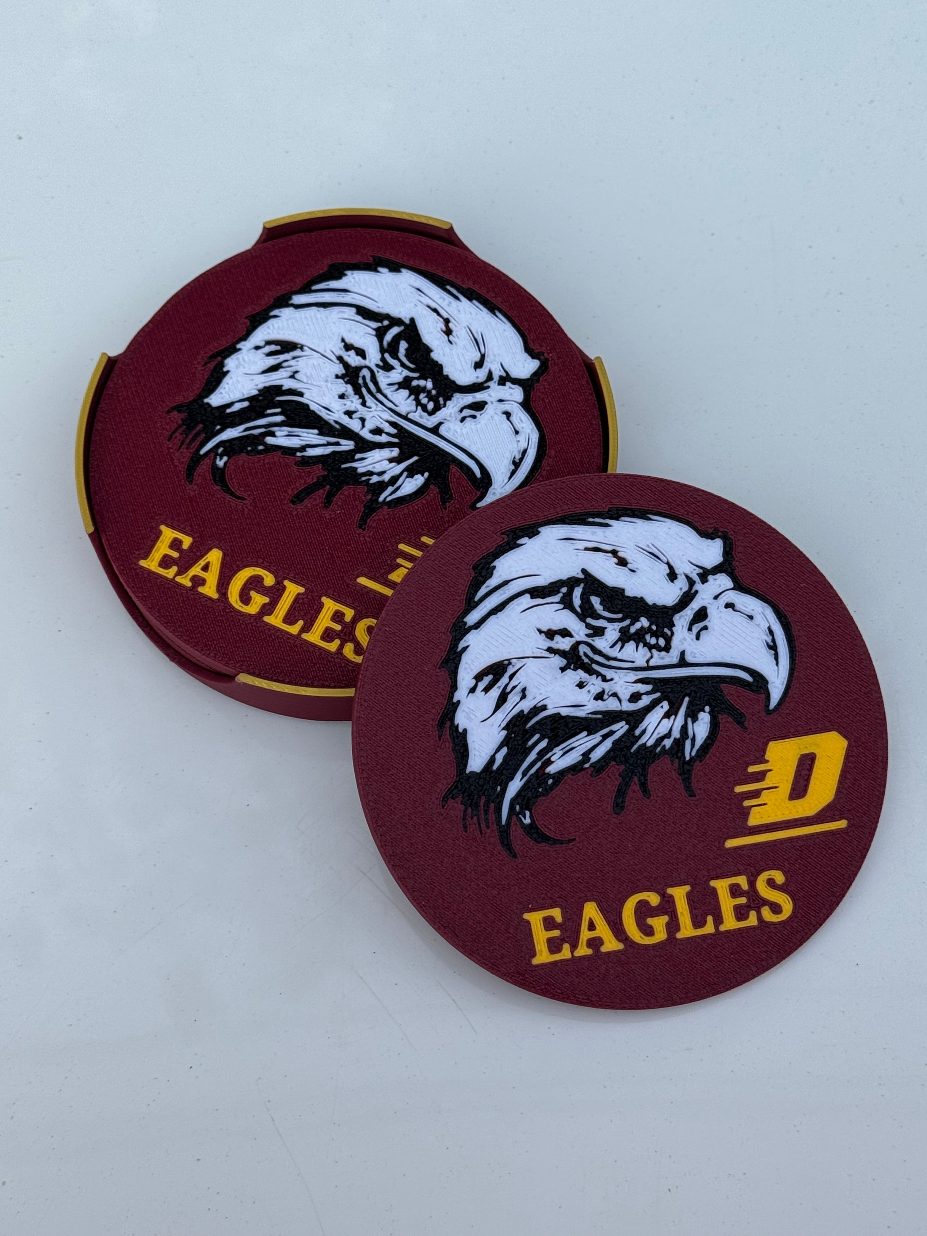 Deckerville Eagles Coaster Set