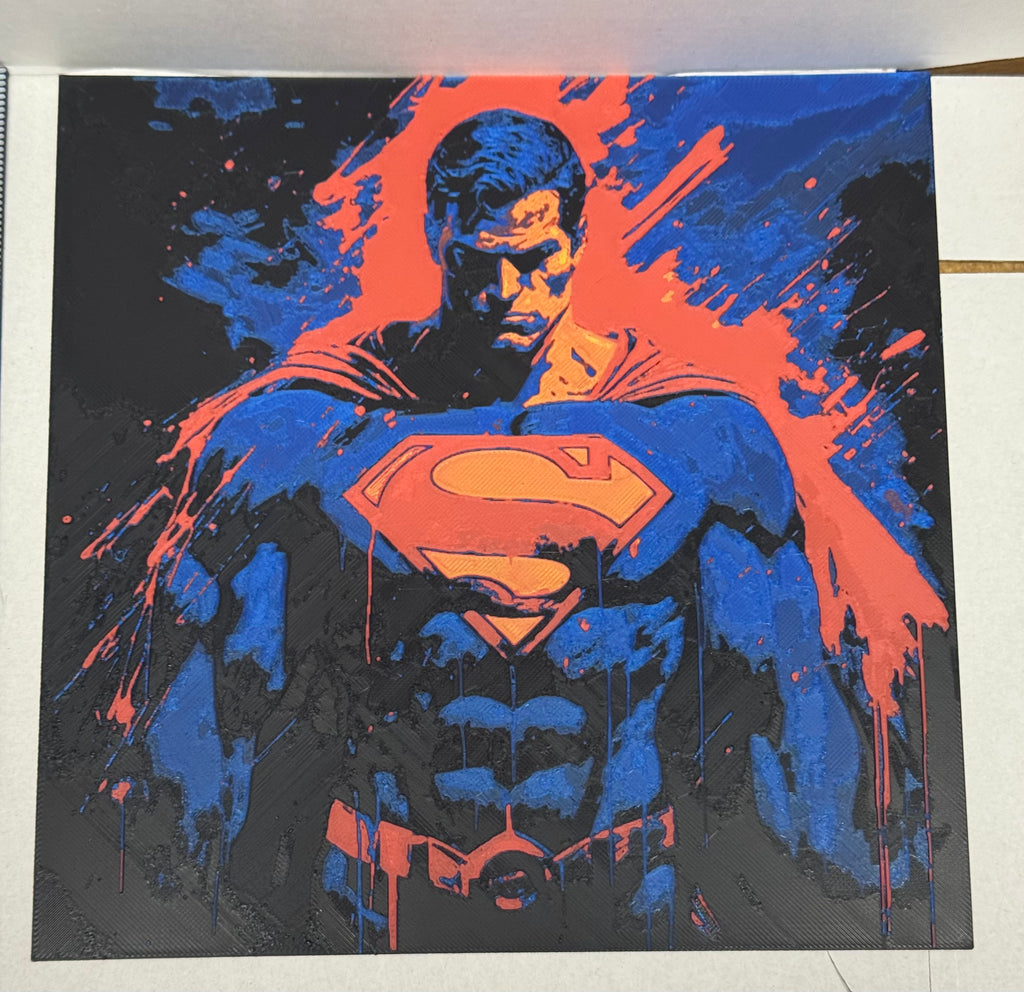 Superman Portrait - 3D Printed (Painting)