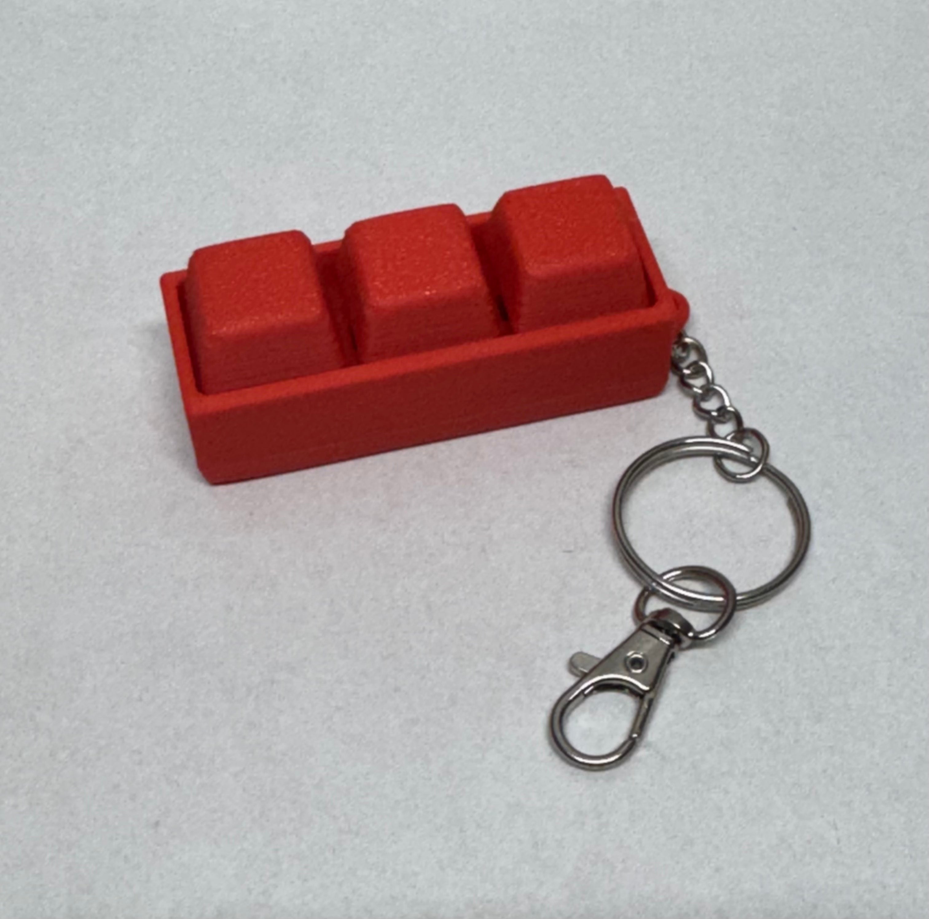 Keycap Fidget Clicker Keychain