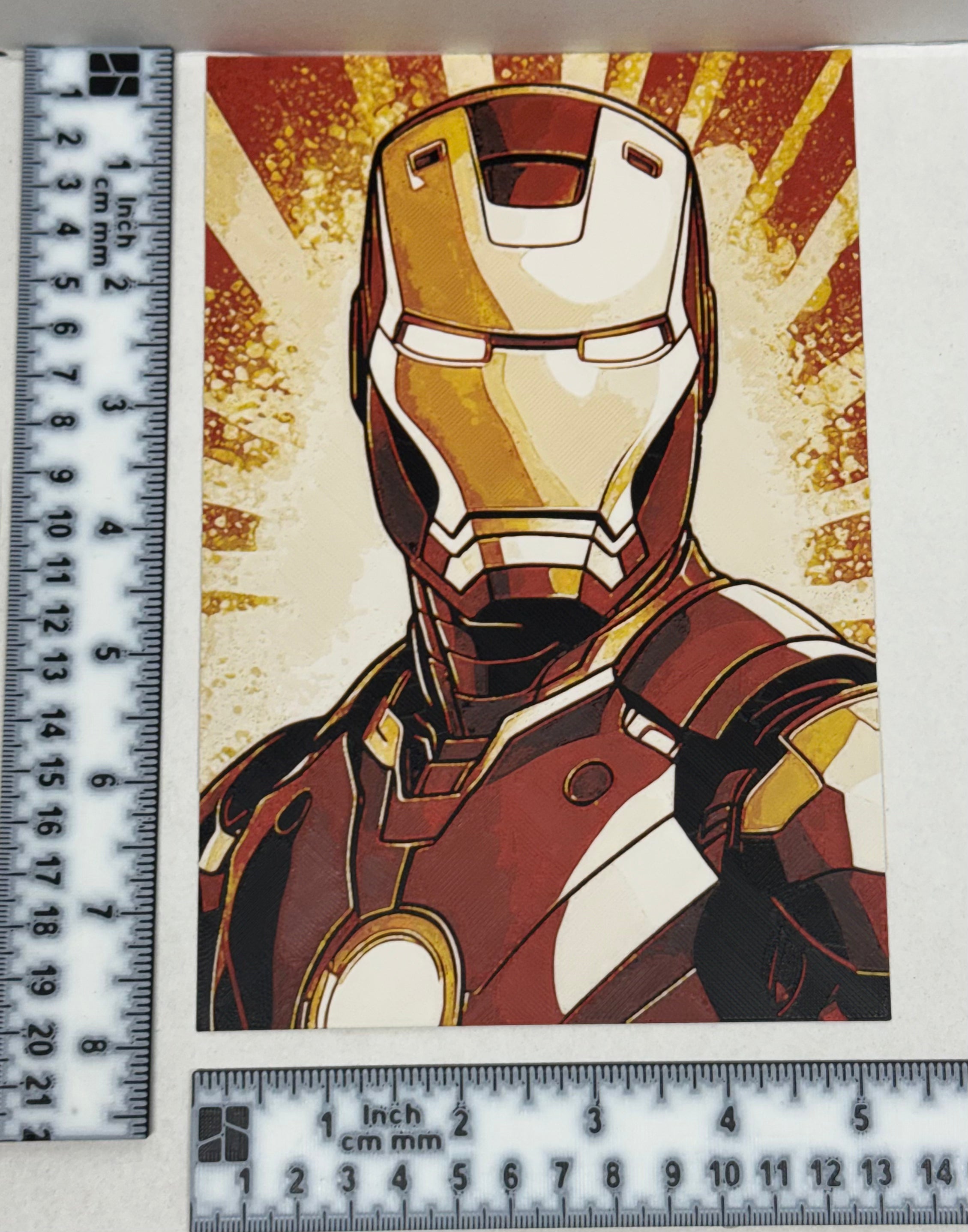 Iron Man Color Portrait - 3D Printed (Painting)