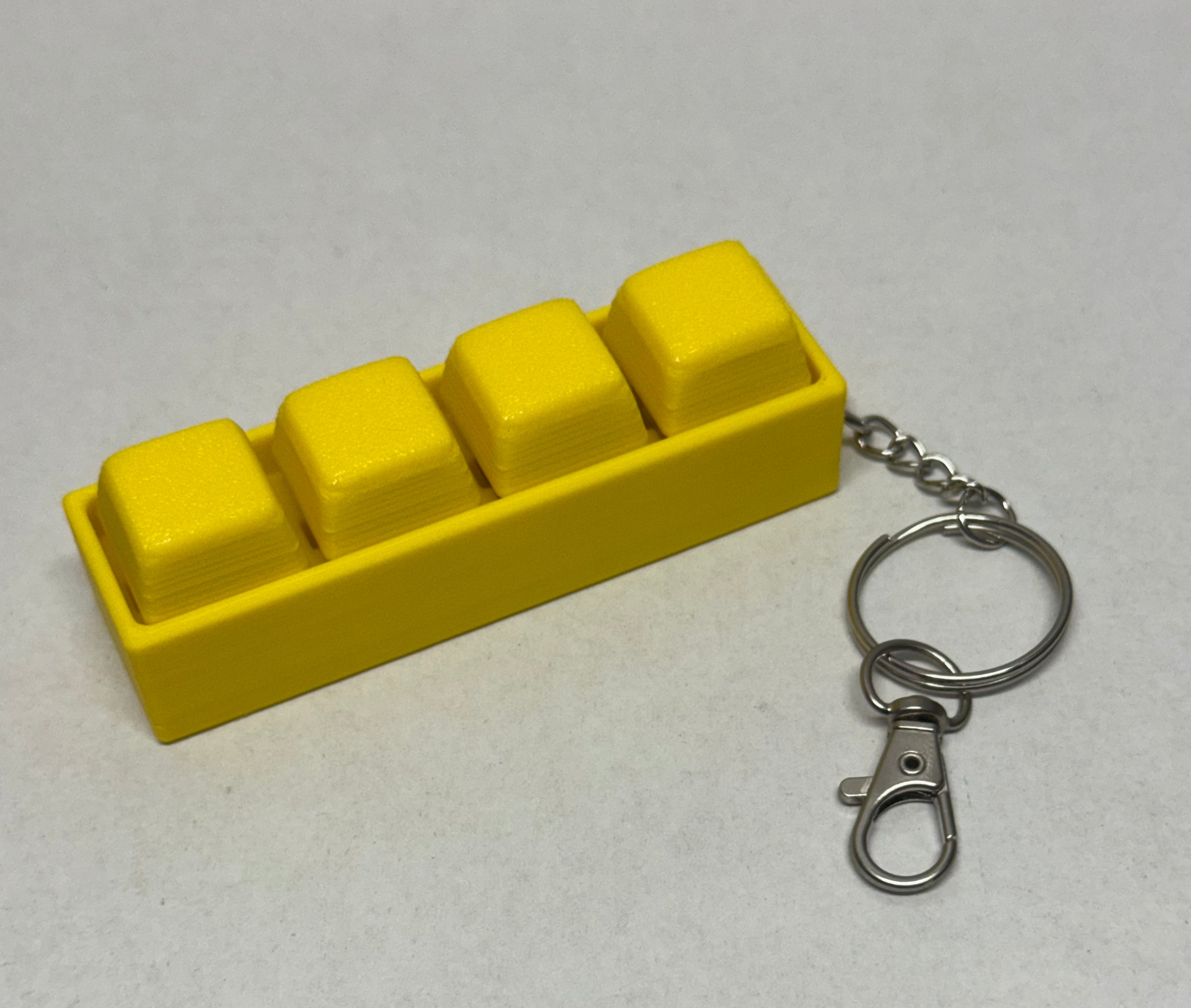 Keycap Fidget Clicker Keychain