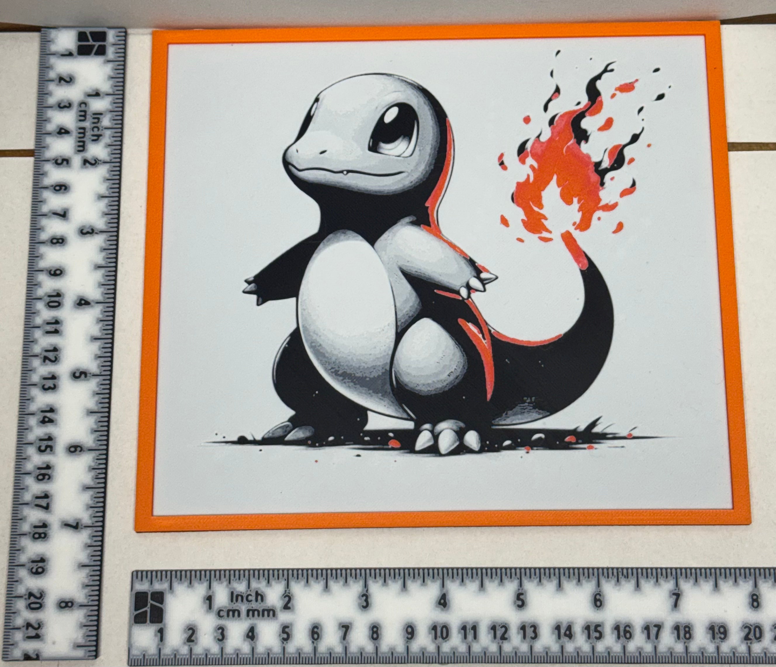Charmander Pokémon Gen 1 - 3D Printed (Painting)