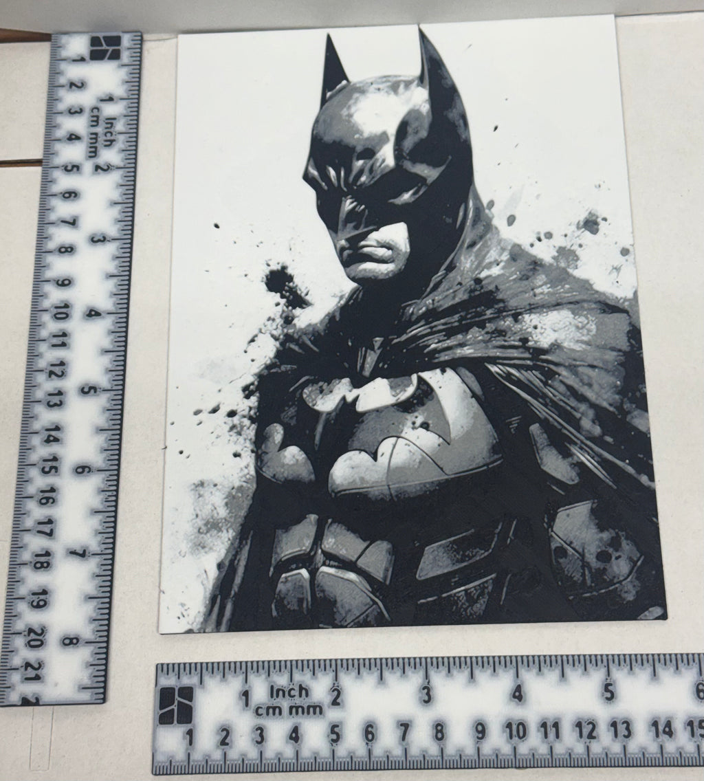 Batman B&W - 3D Printed (Painting)