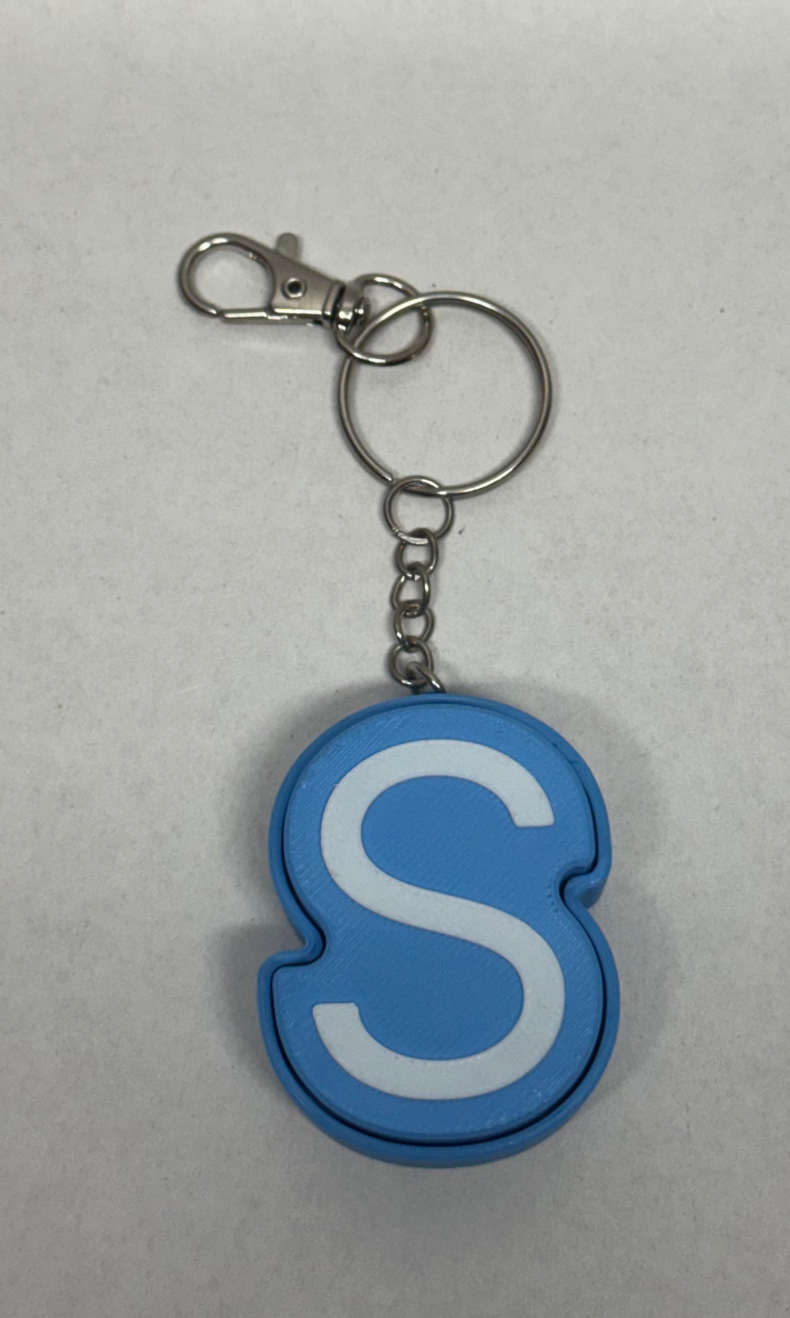 Letter Fidget Clickers Keychain / Backpack Charms