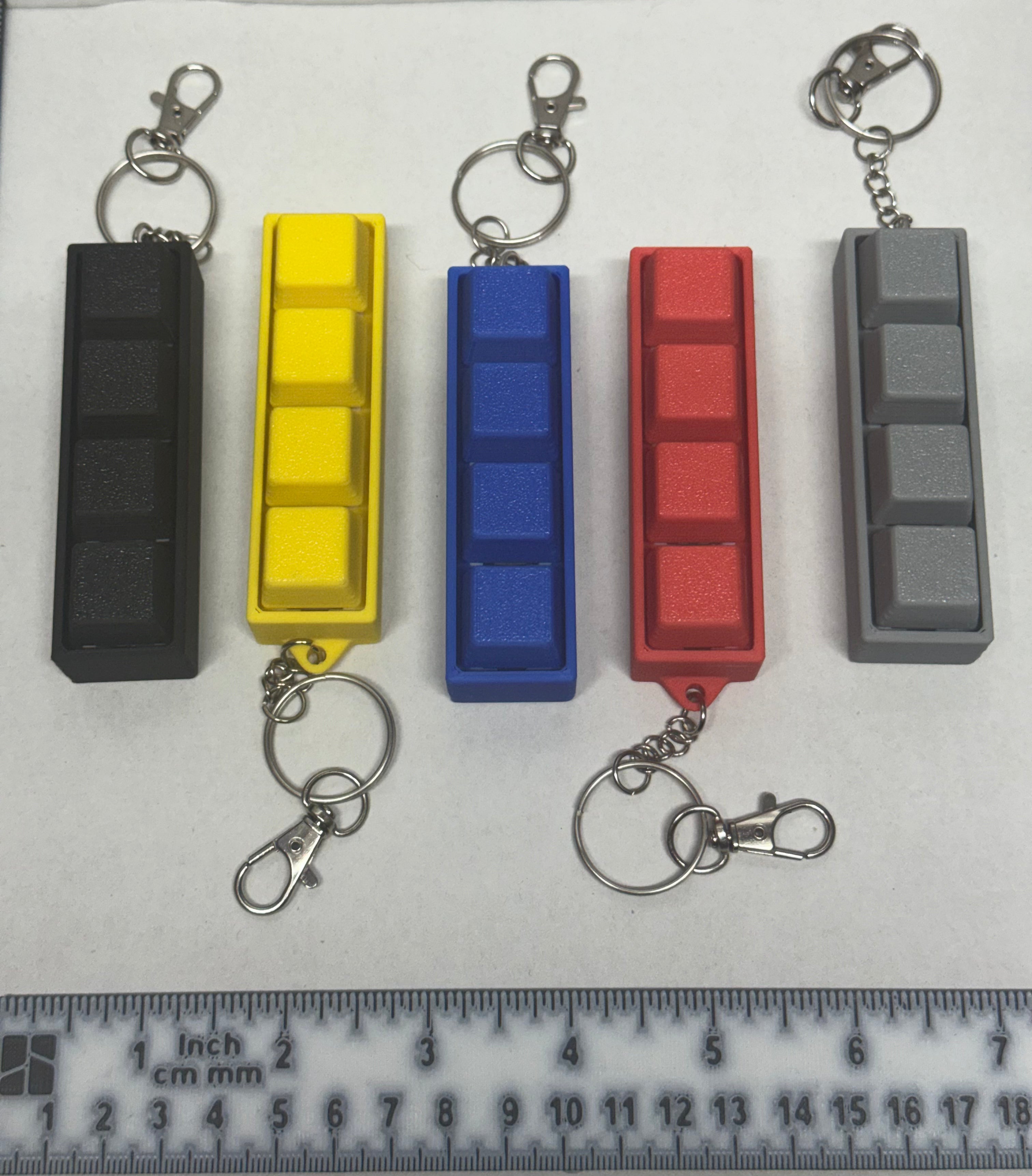Keycap Fidget Clicker Keychain