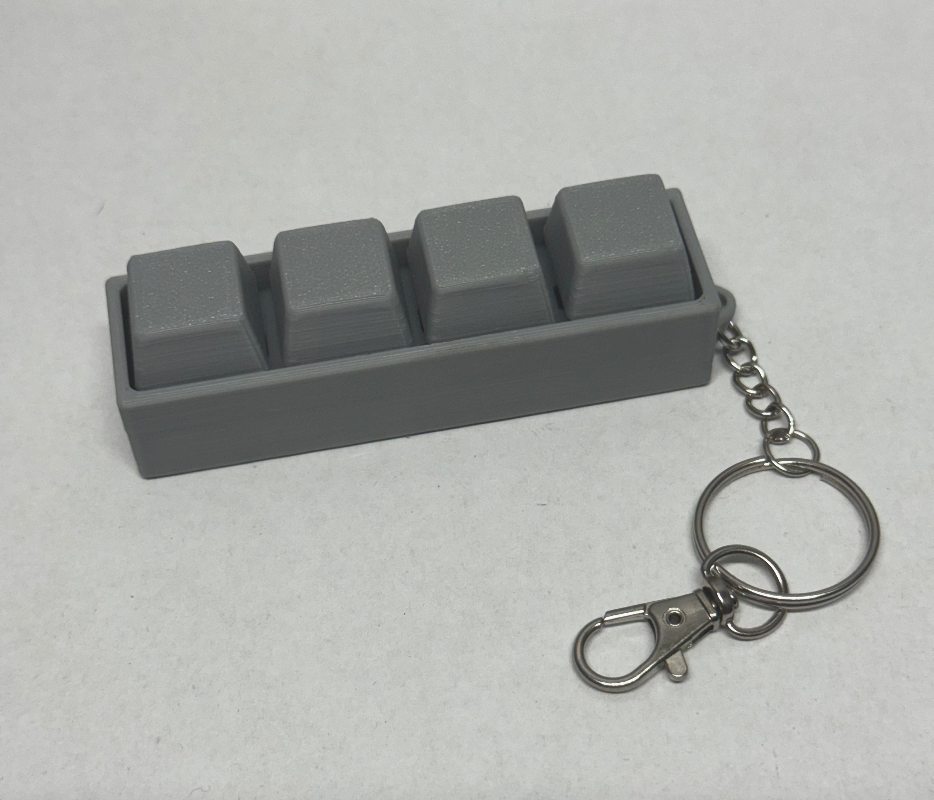 Keycap Fidget Clicker Keychains