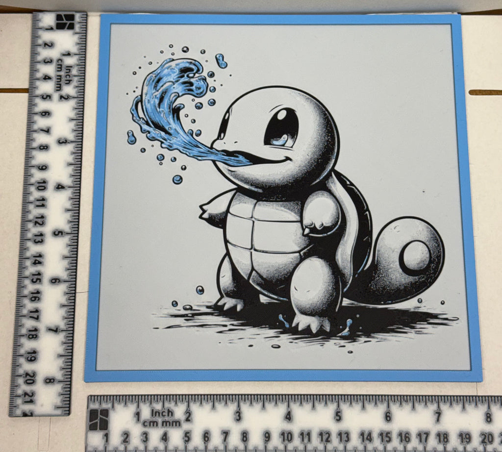 Squirtle Pokémon Gen 1 - 3D Printed (Painting)