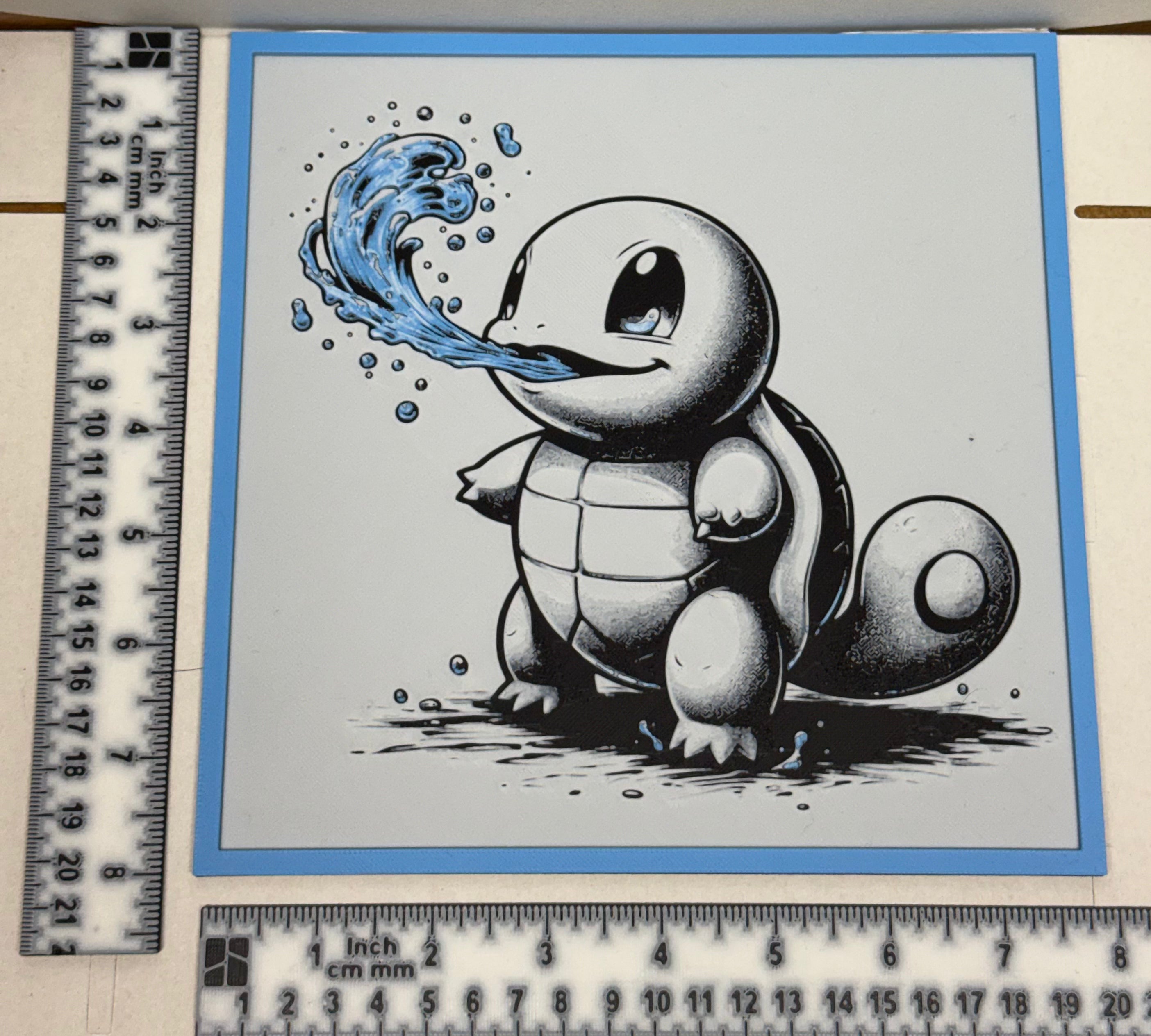 Squirtle Pokémon Gen 1 - 3D Printed (Painting)
