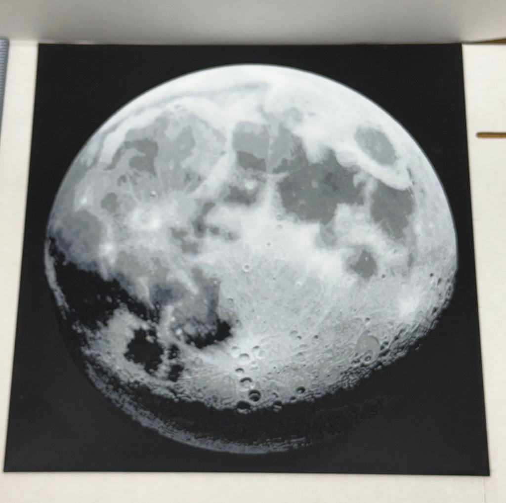 Moon GreyScale - 3D Printed (Painting)