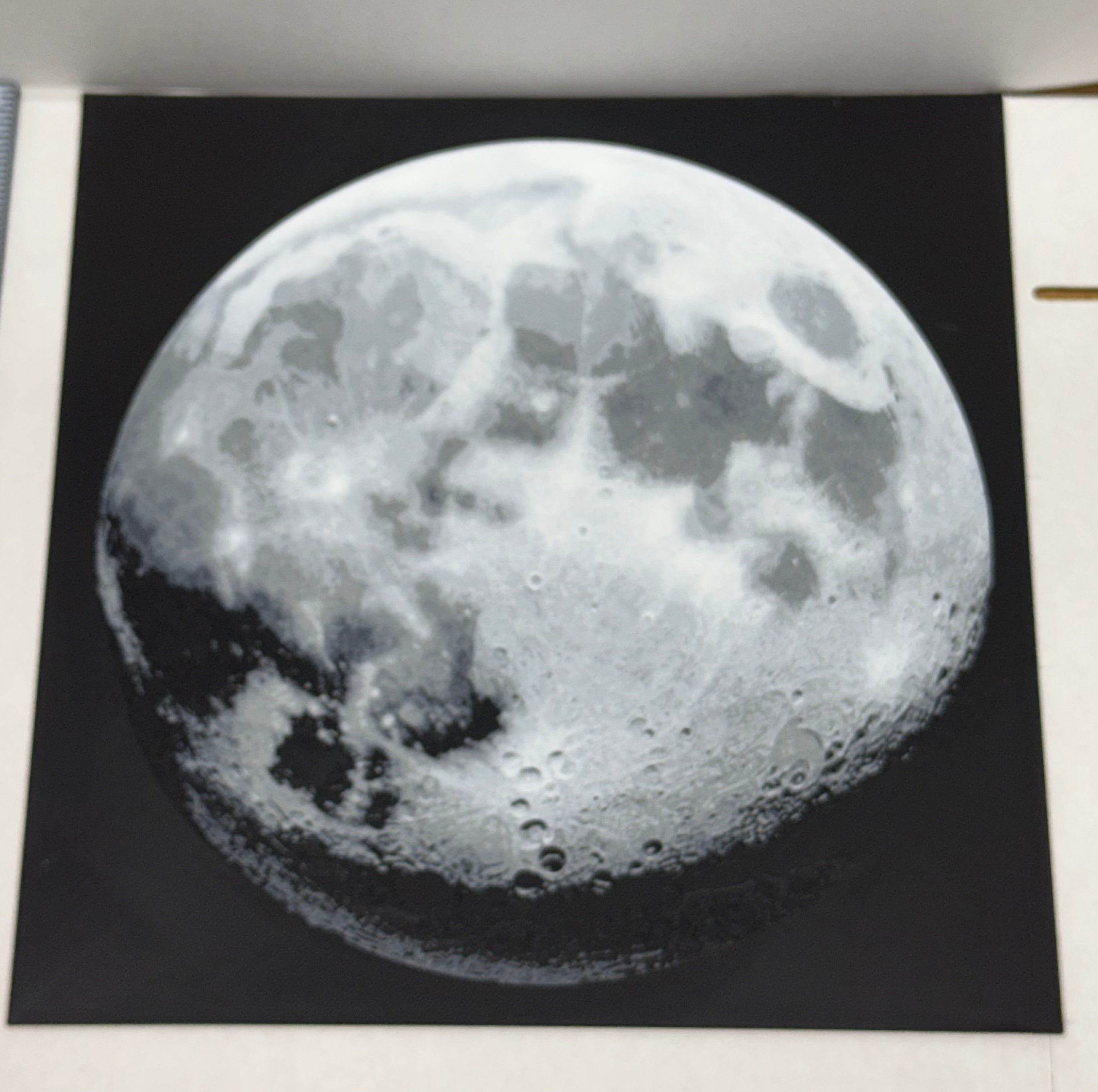 Moon GreyScale - 3D Printed (Painting)