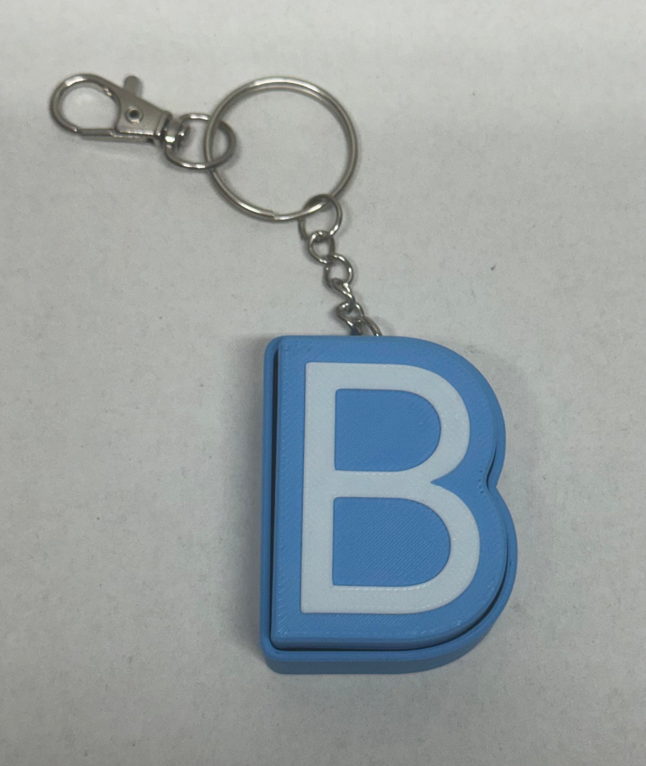 Letter Fidget Clickers Keychain / Backpack Charms